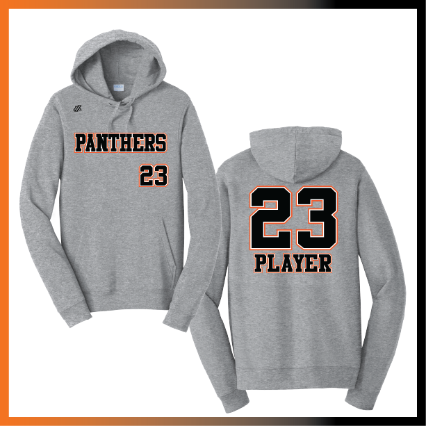 Olegario 7U Panthers Block Logo Cotton/Poly Blend Sweatshirt Hoodie