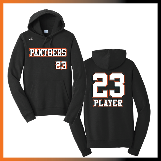 Olegario 7U Panthers Block Logo Cotton/Poly Blend Sweatshirt Hoodie