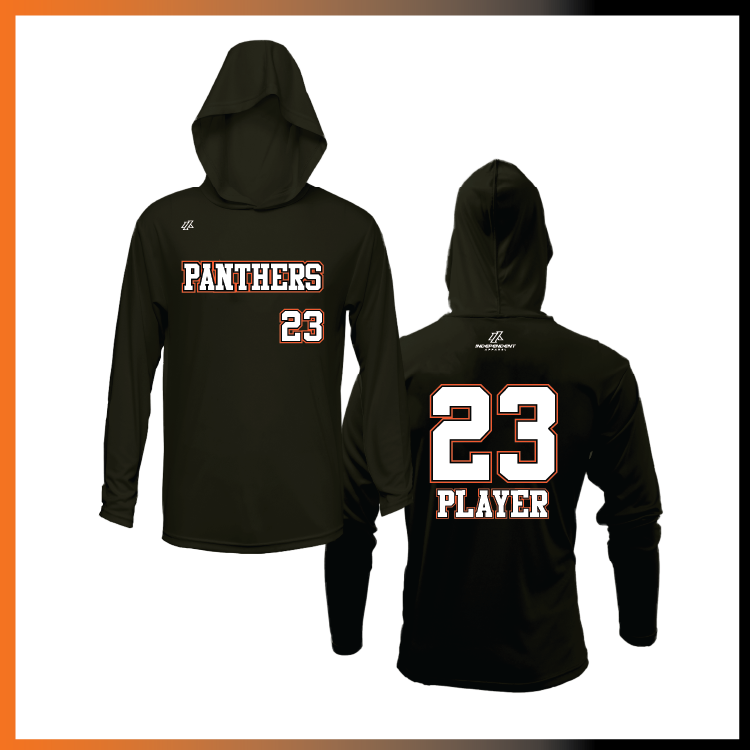 Olegario 7U Panthers Block Logo Lightweight Hoodie