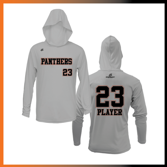 Olegario 7U Panthers Block Logo Lightweight Hoodie