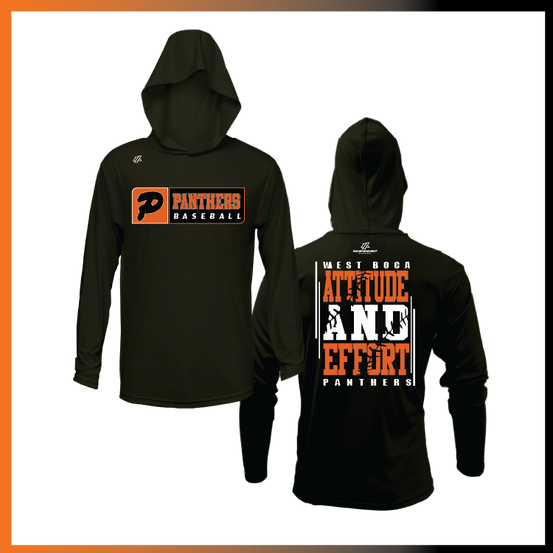 Olegario 7U Panthers "Attitude and Effort" Lightweight Hoodie