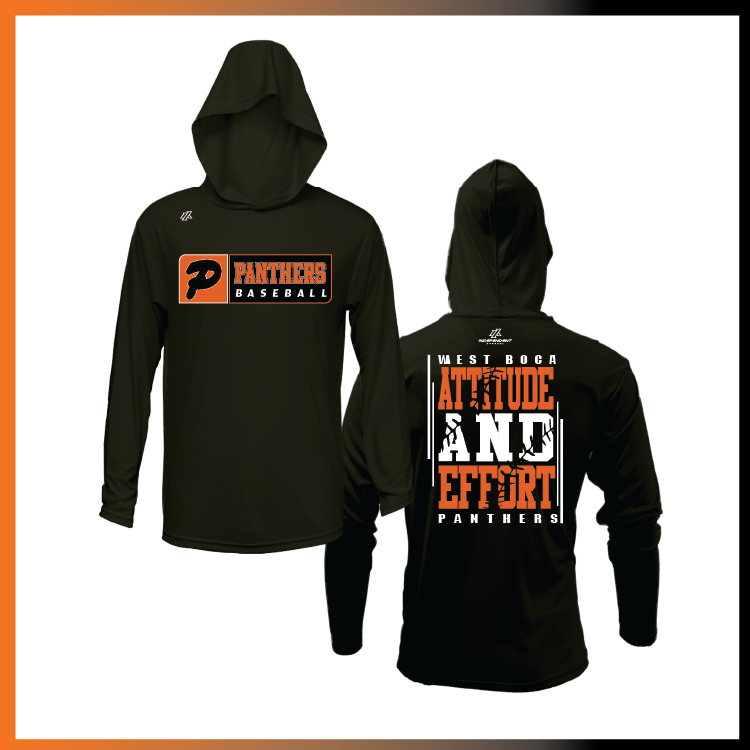 Olegario 7U Panthers "Attitude and Effort" Lightweight Hoodie