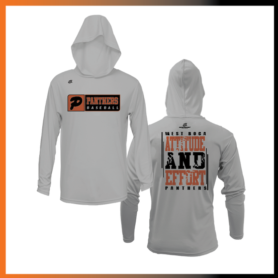Olegario 7U Panthers "Attitude and Effort" Lightweight Hoodie