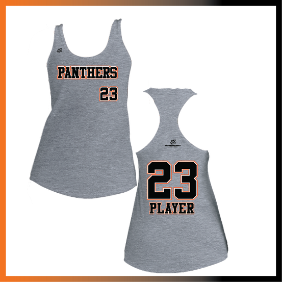 Olegario 7U Panthers Block Logo Women's Poly/Cotton Tank Top