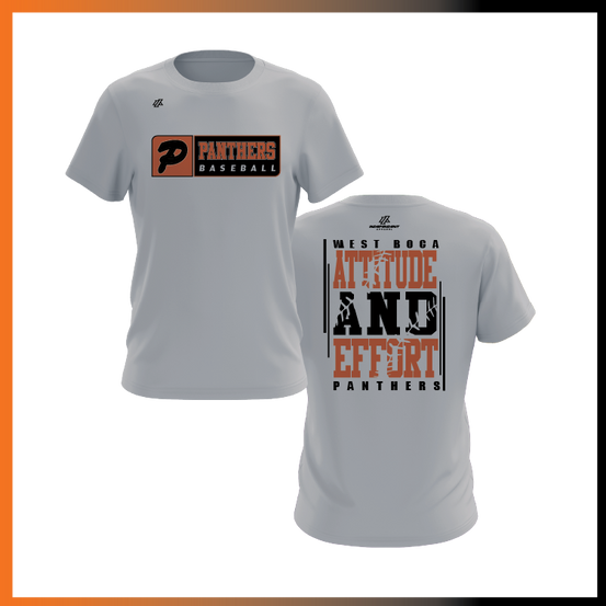 Olegario 7U Panthers "Attitude and Effort" Short Sleeve Shirt