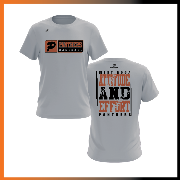 Olegario 7U Panthers "Attitude and Effort" Short Sleeve Shirt