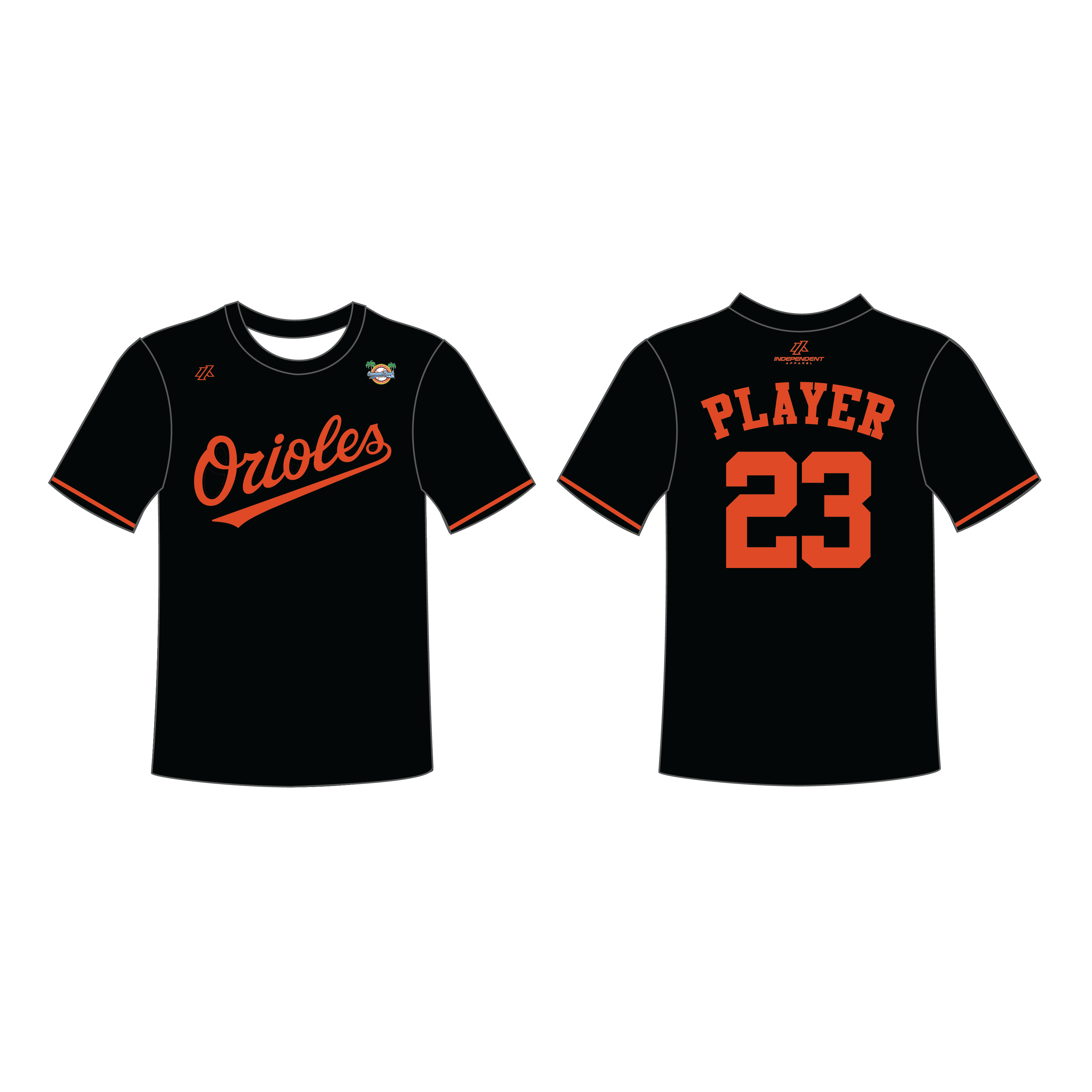 CCLL Orioles Custom Jersey (ORDERS END SEPT. 22ND)