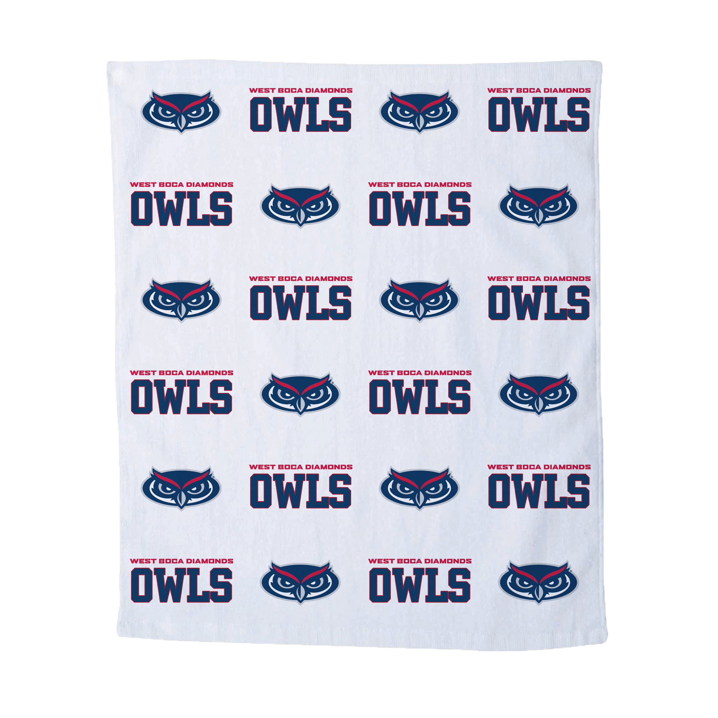 WBD Owls 15" x 18" Rally Towel