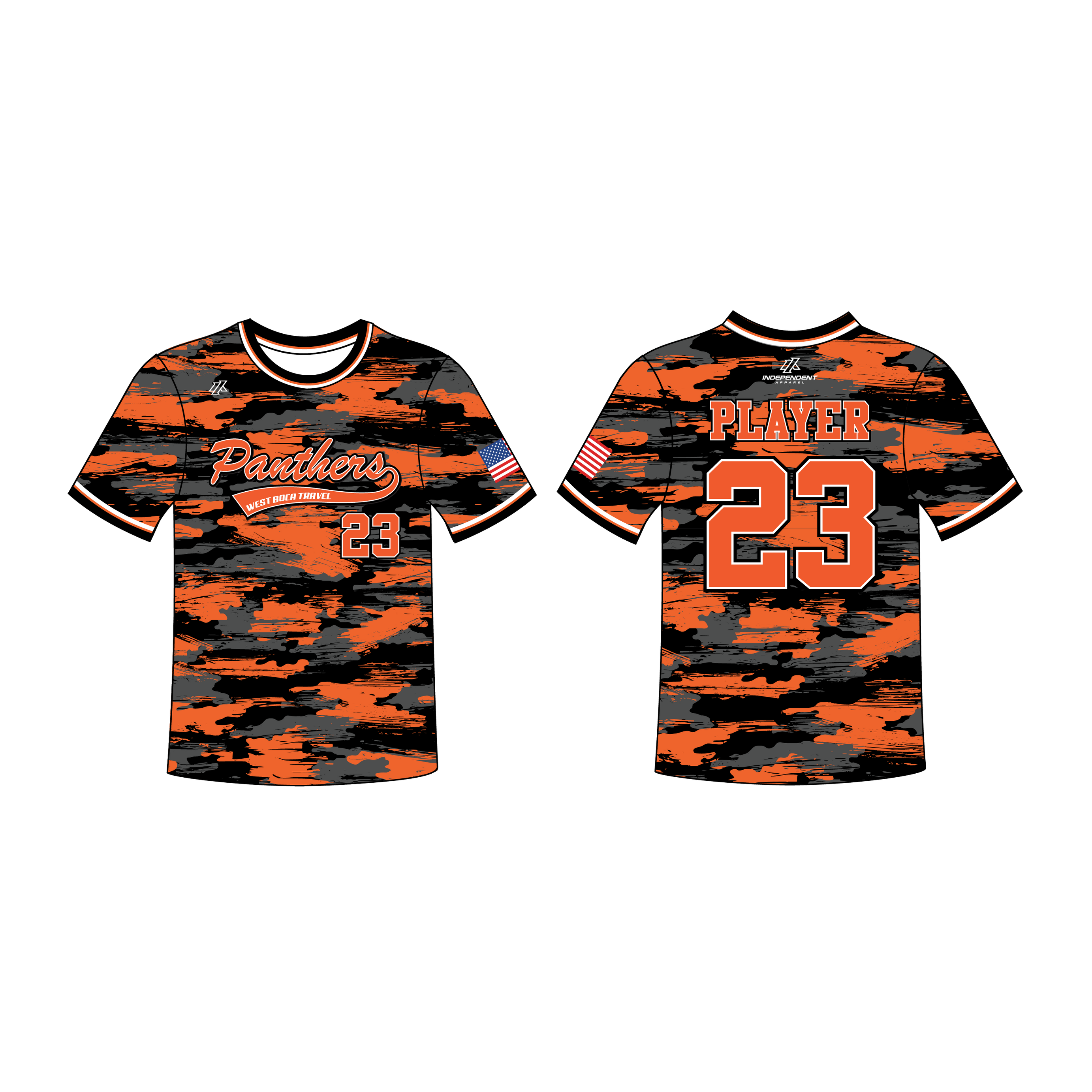DeFerdinando v Panthers Camo Crew Neck Jersey