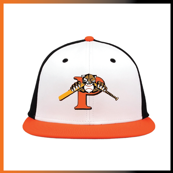 Bustamante 14U "P" Logo White-Black-Orange Fitted Hat