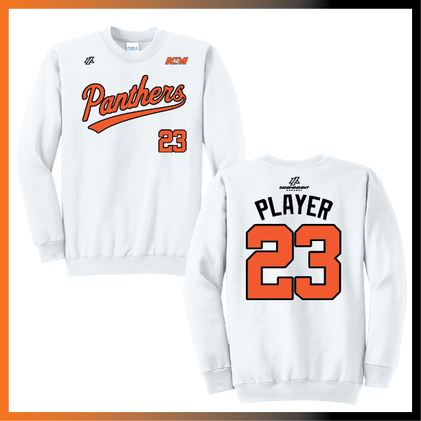 Bustamante 14U Script Logo Cotton/Poly Crewneck Sweatshirt