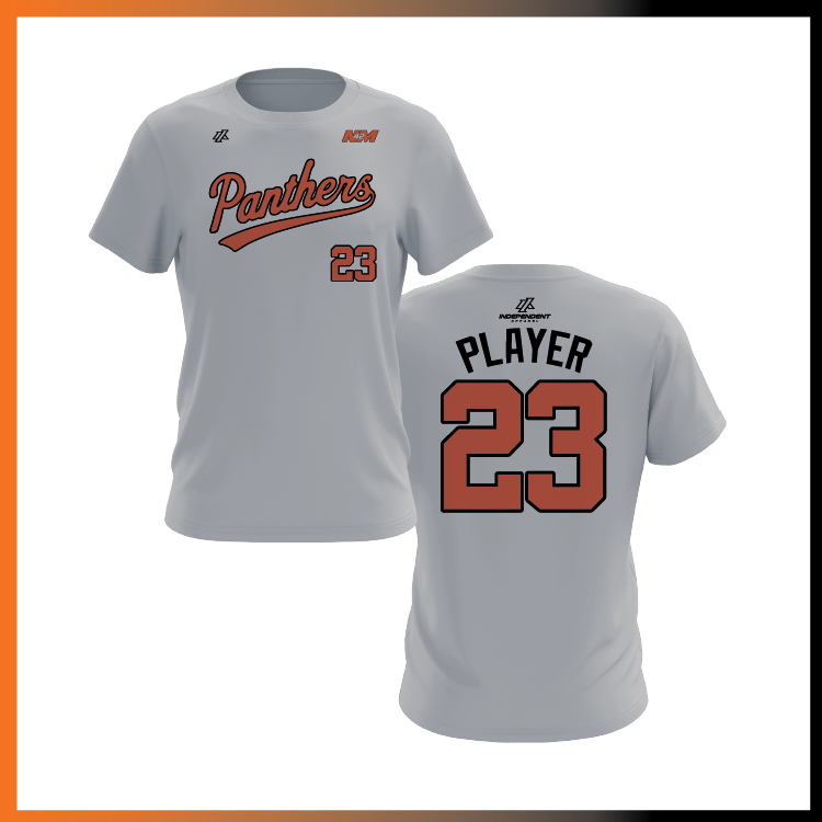 Bustamante 14U Panthers Script Short Sleeve Shirt