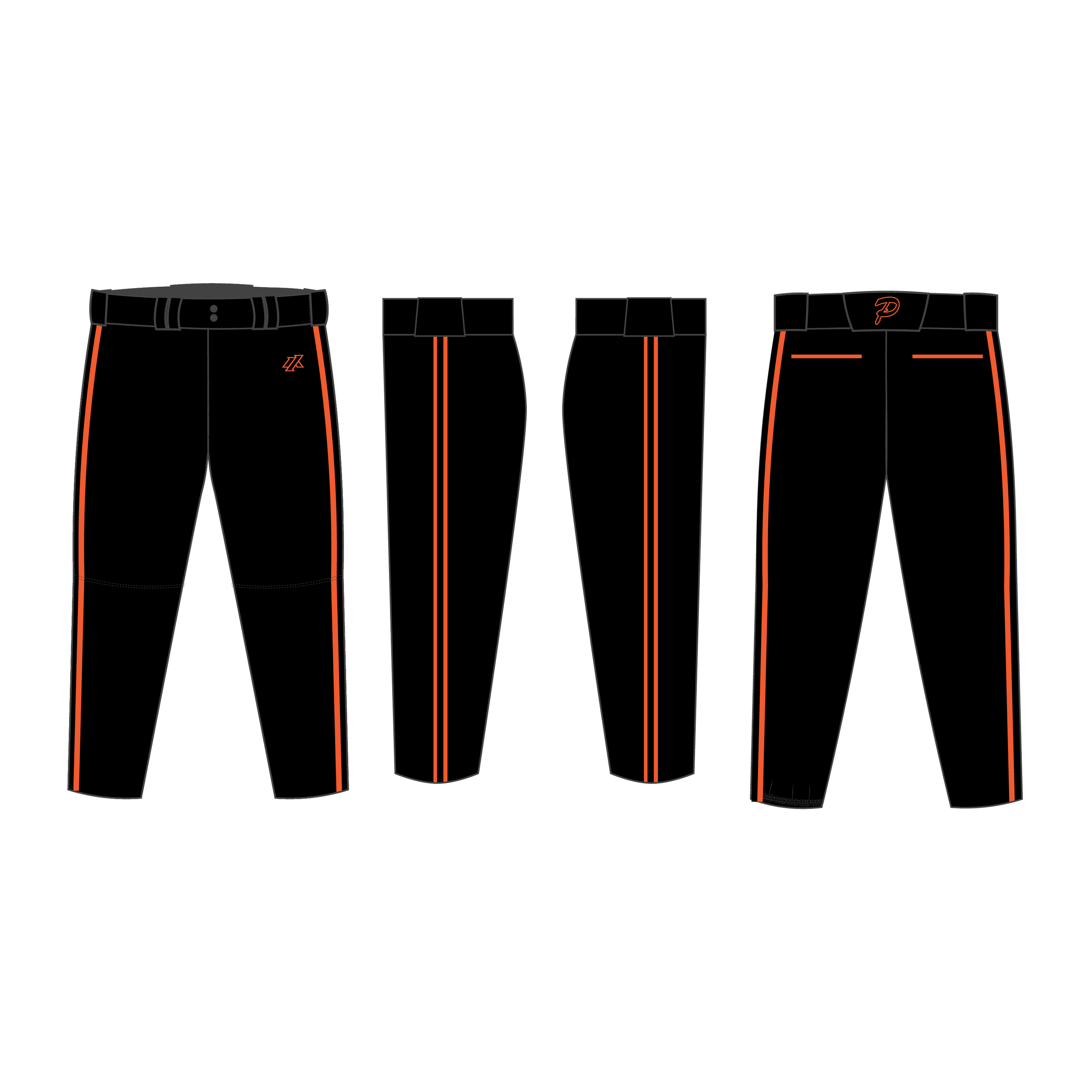 Perlman 7U Black Pants/Knickers