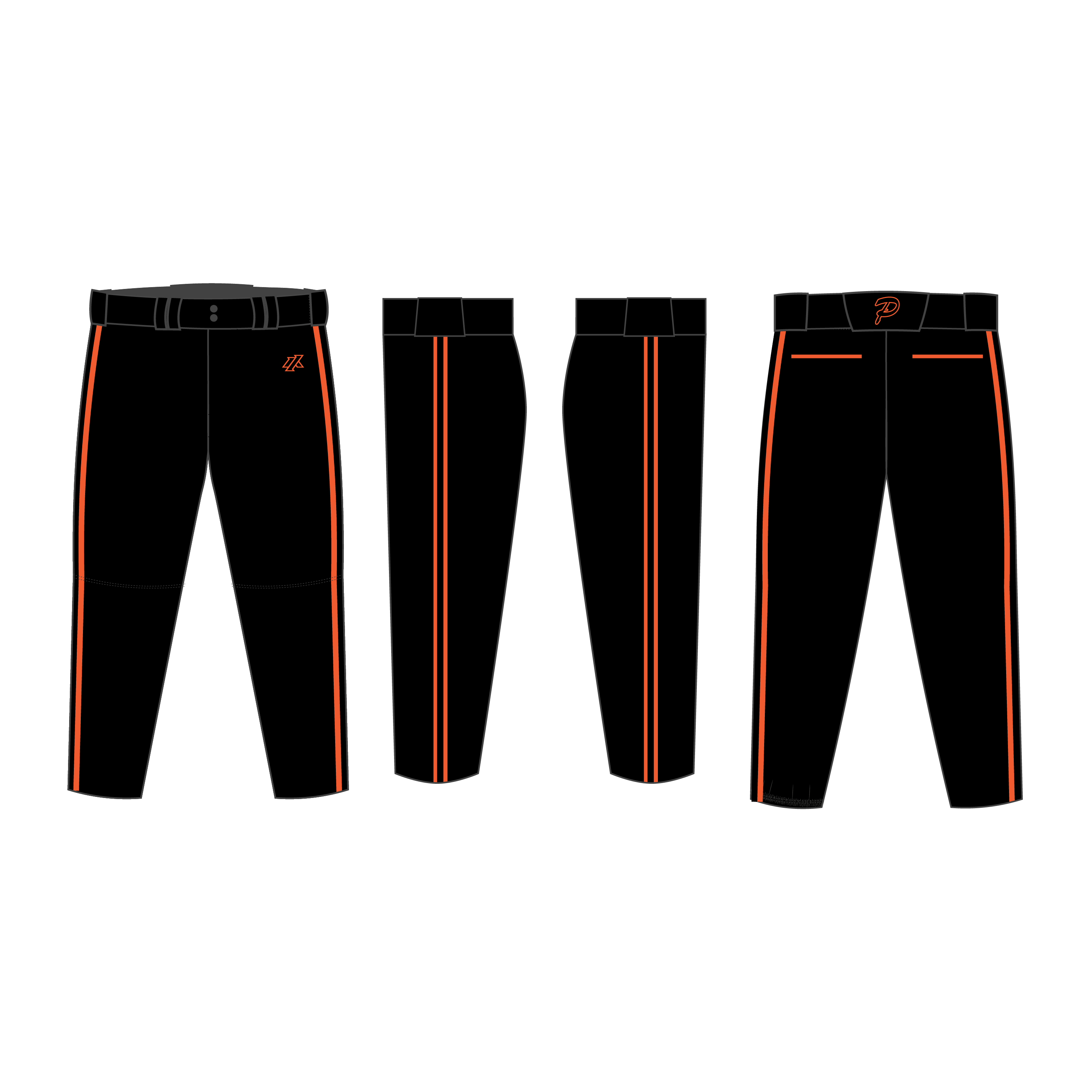 Perlman 7U Black Pants/Knickers