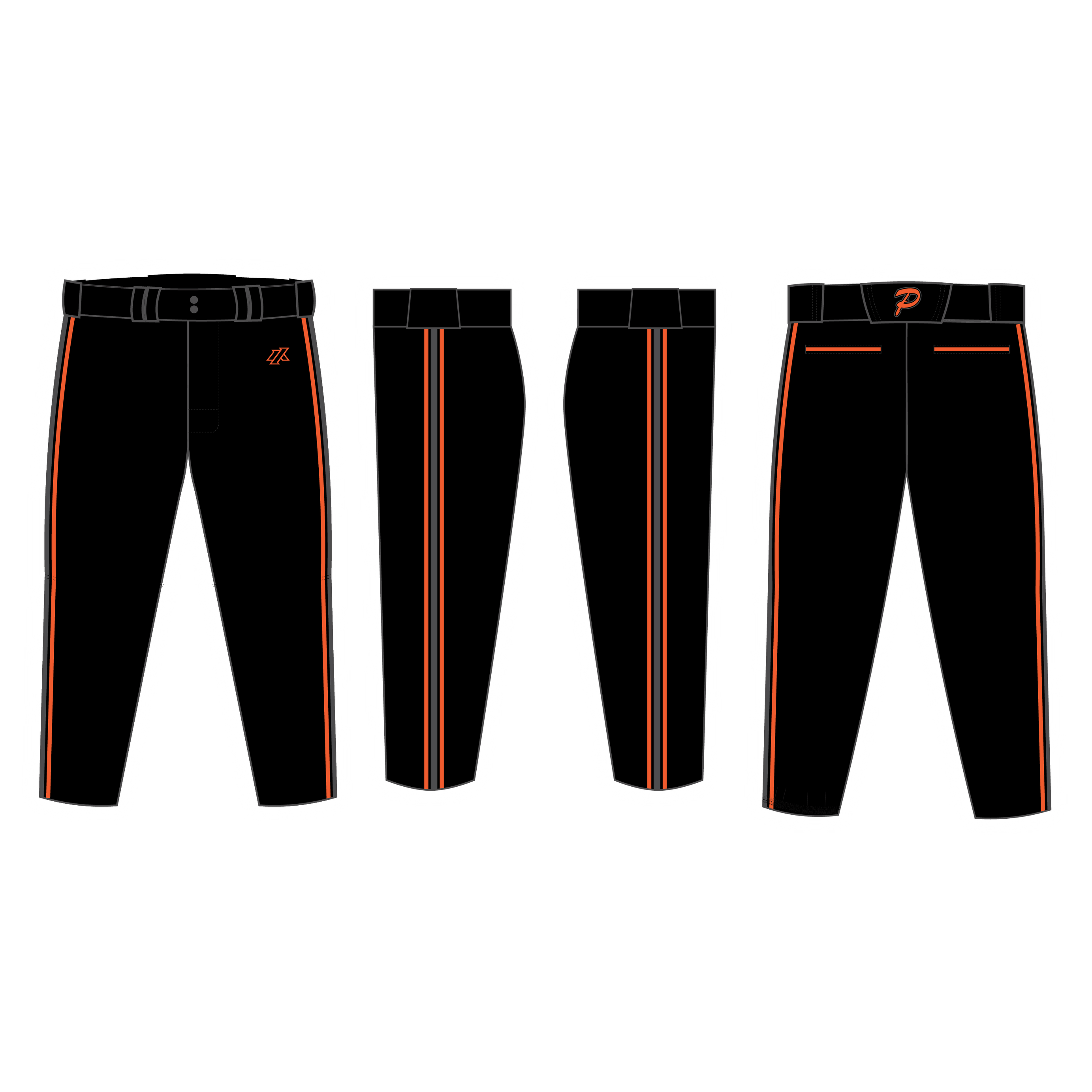 Riggio 9U Black Game Pants/Knickers