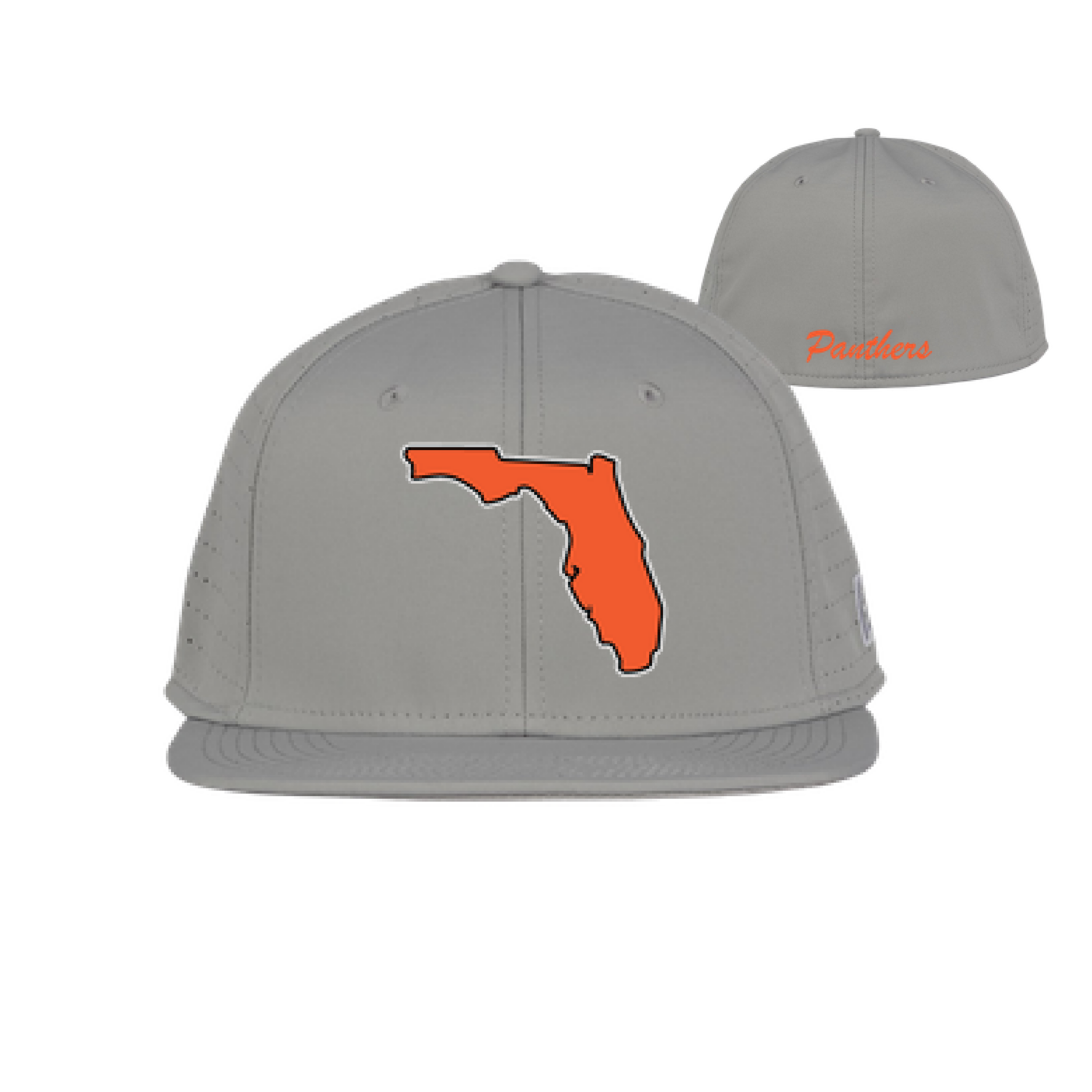 Riggio 9U Florida Logo Grey Fitted Hat