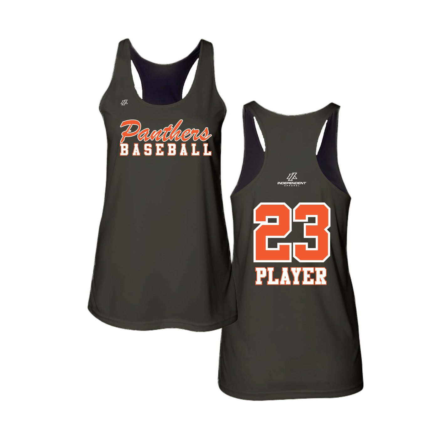Swisher 8U Panthers Baseball Logo Women's Tank Top