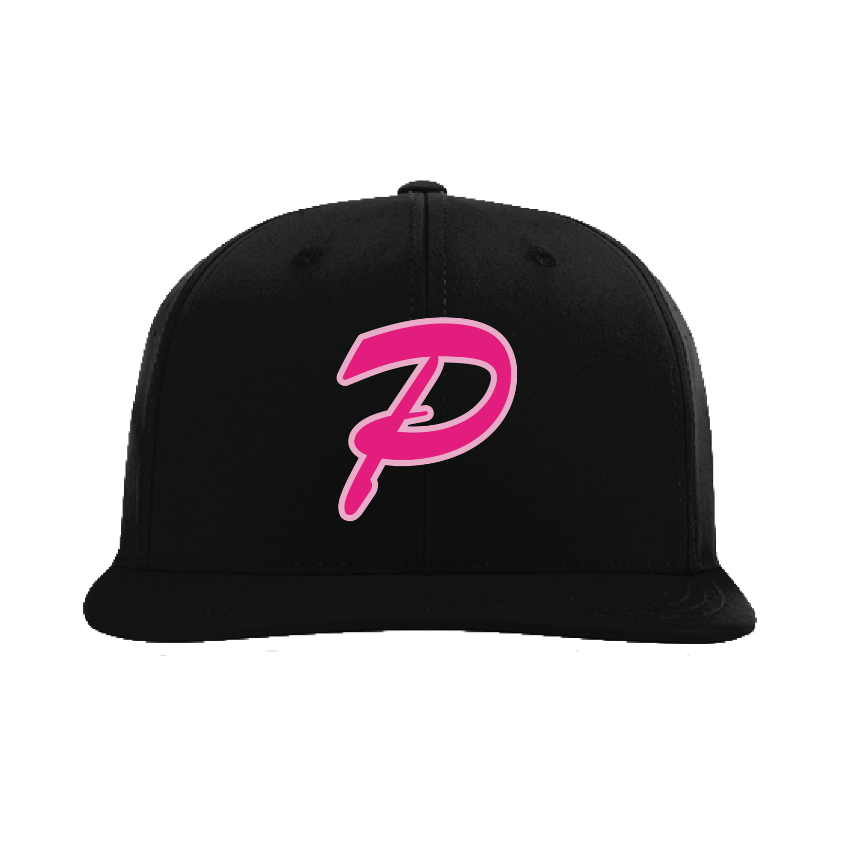 Swisher 9U Pink BCA Script P Logo Black Fitted Hat