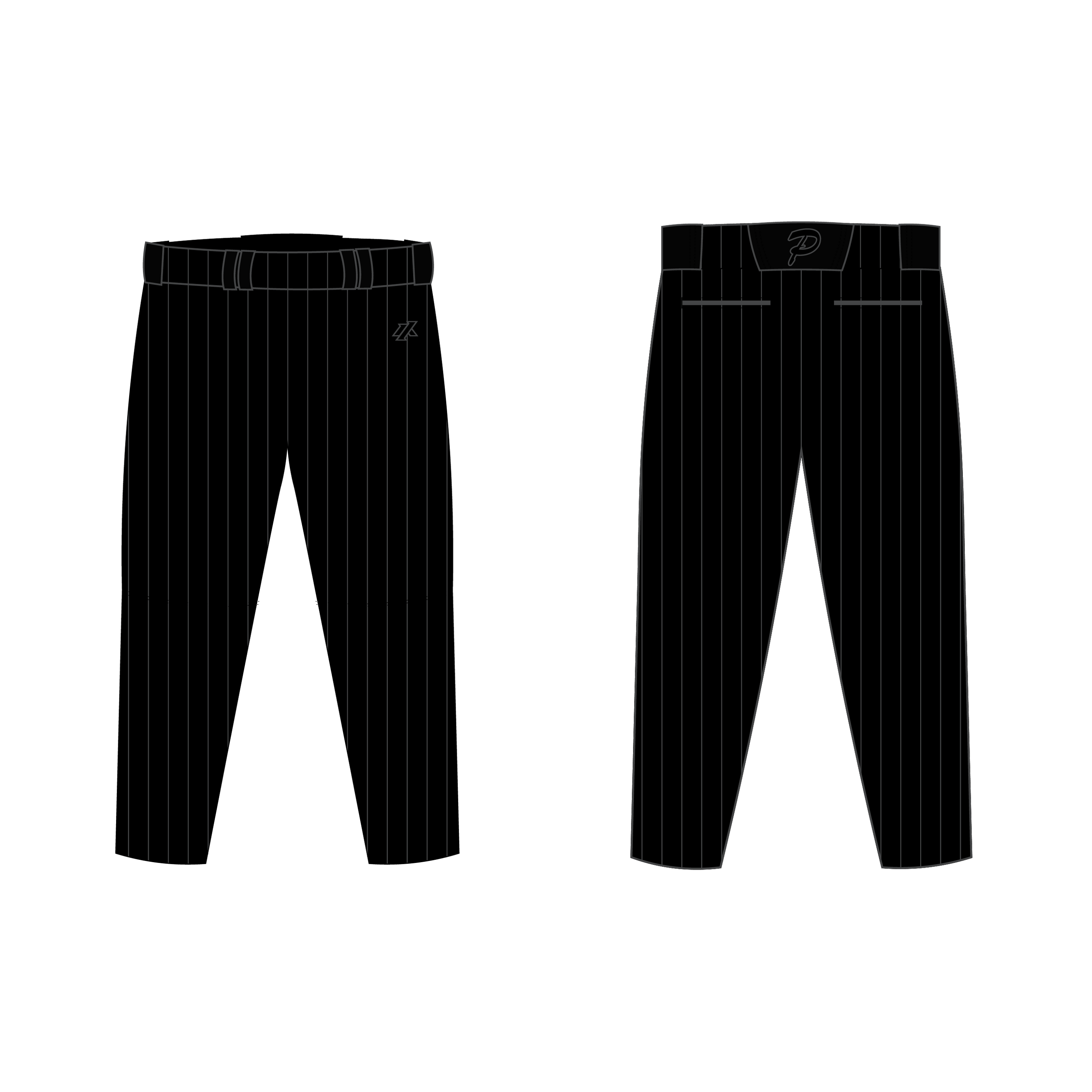 Dolman 10U Black Pinstripe Custom Knickers