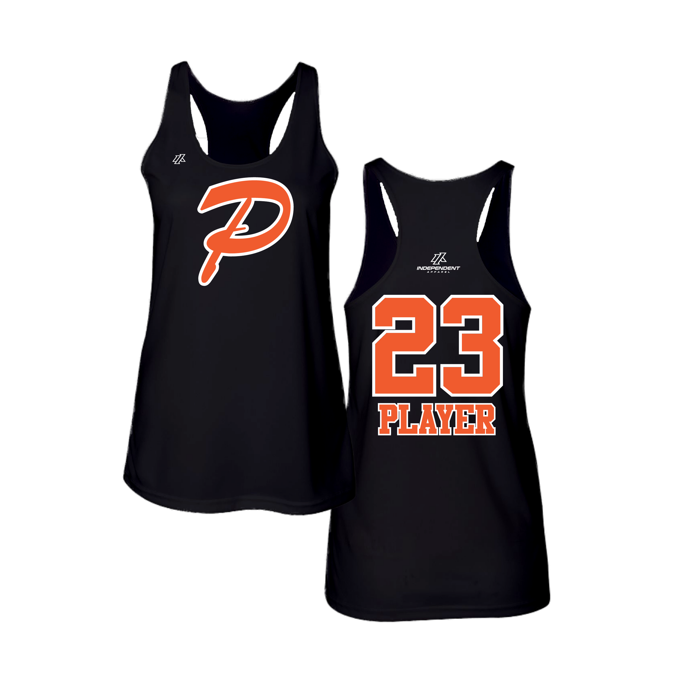Dolman 10U P Script Logo Women's Tank Top