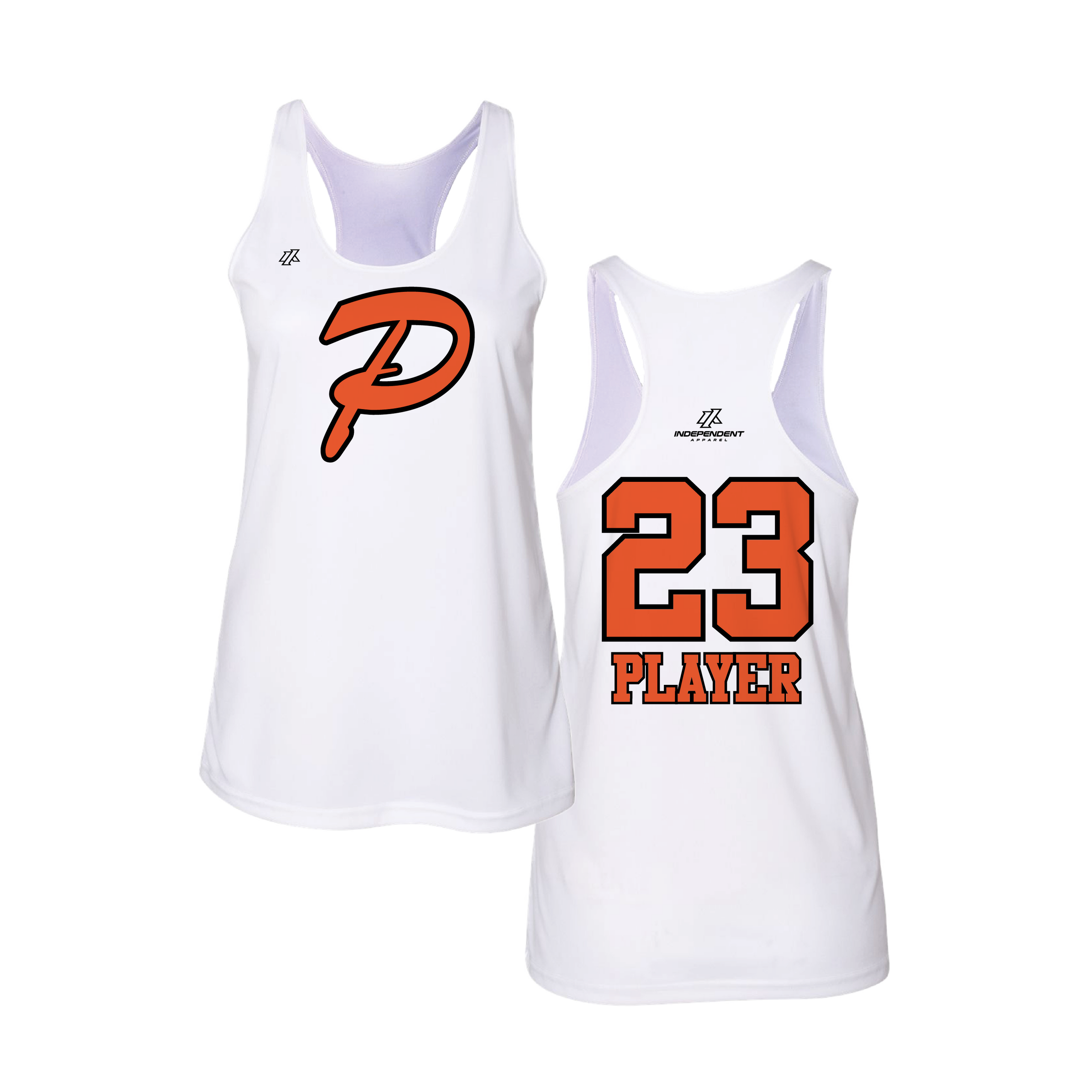Dolman 10U P Script Logo Women's Tank Top