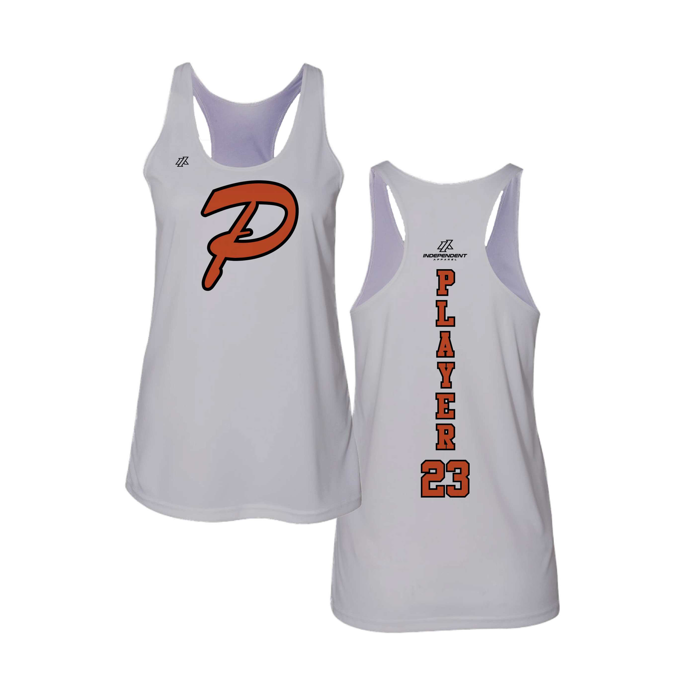Dolman 10U P Script Logo Women's Tank Top