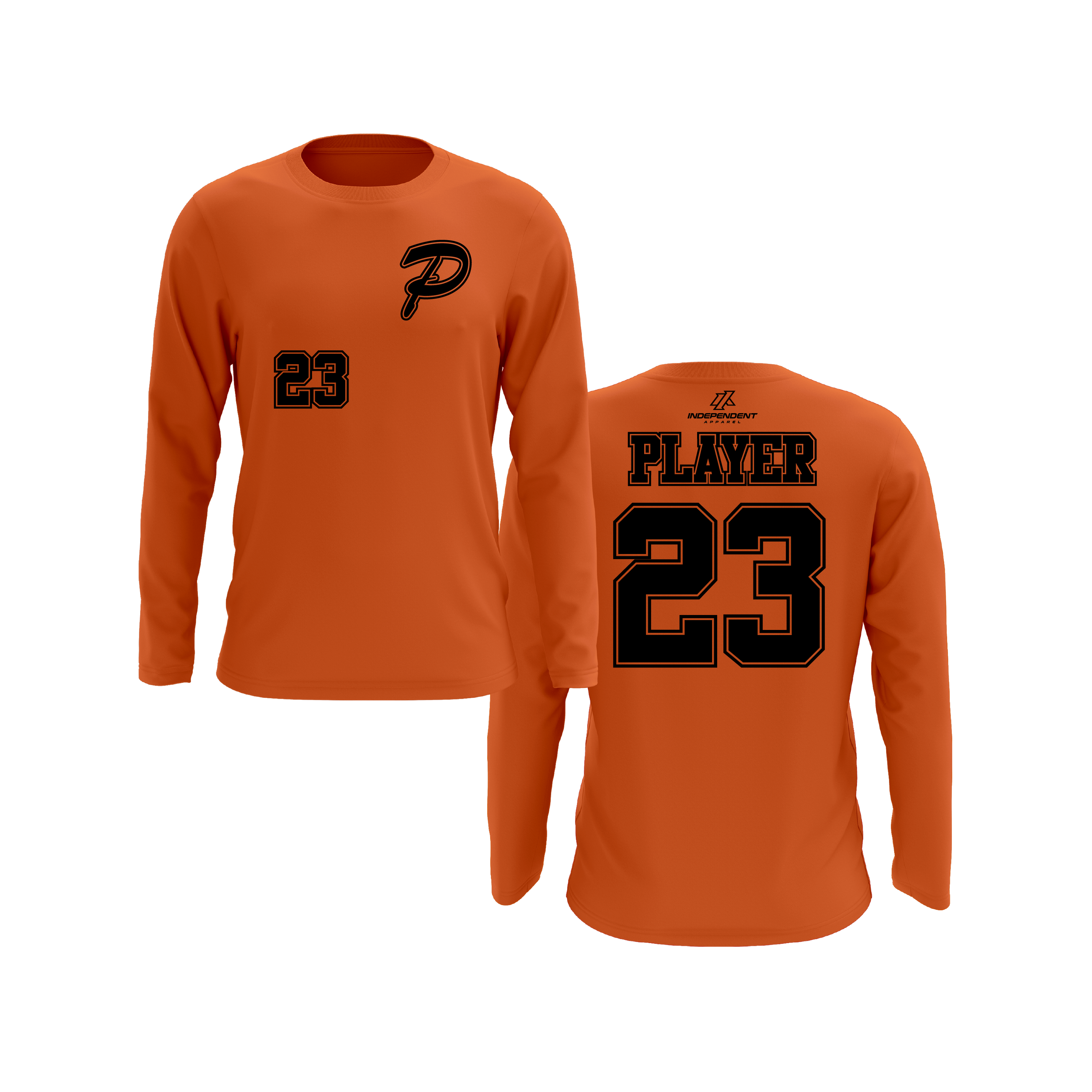 Perlman 7U P Chest Logo Long Sleeve Shirt