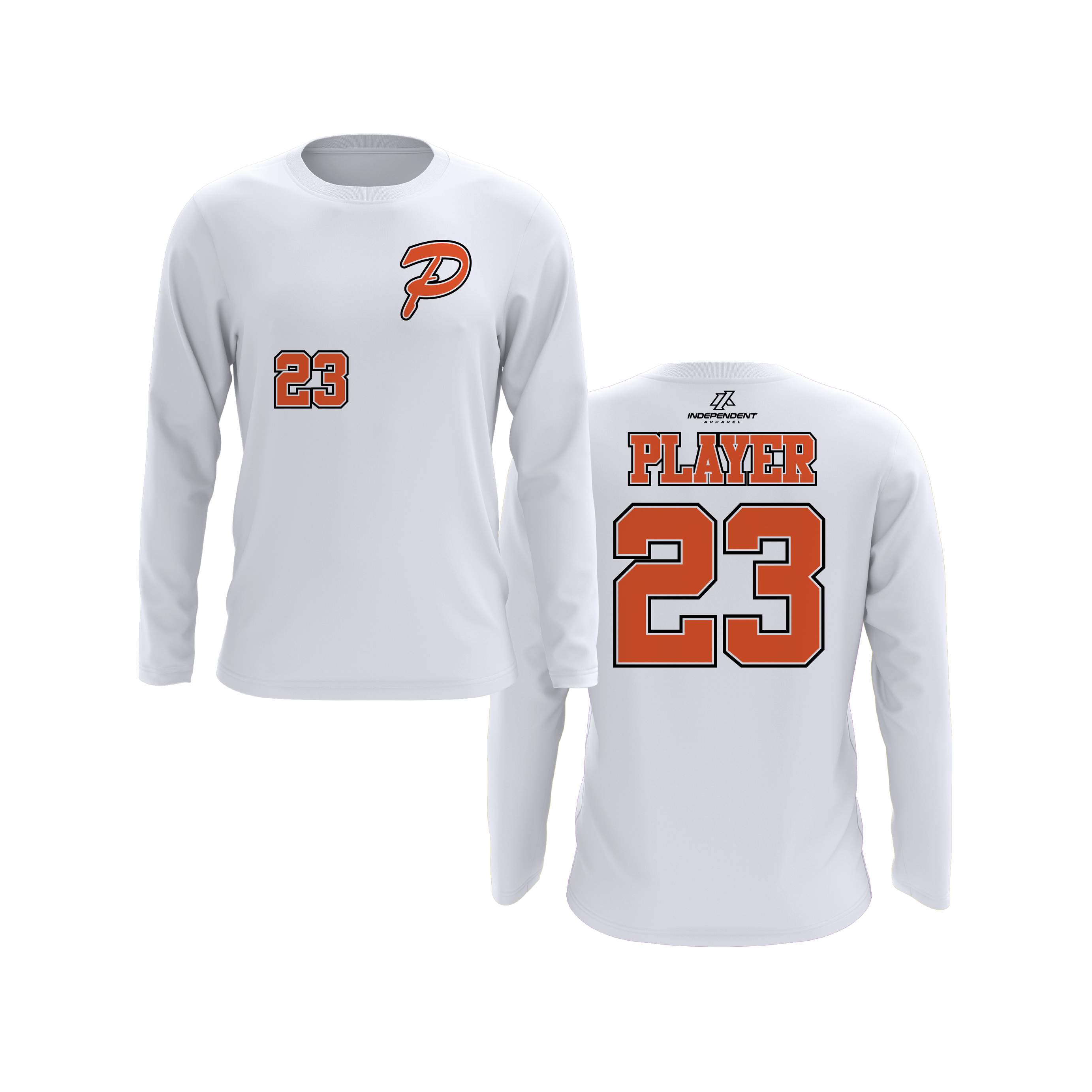 Perlman 7U P Chest Logo Long Sleeve Shirt
