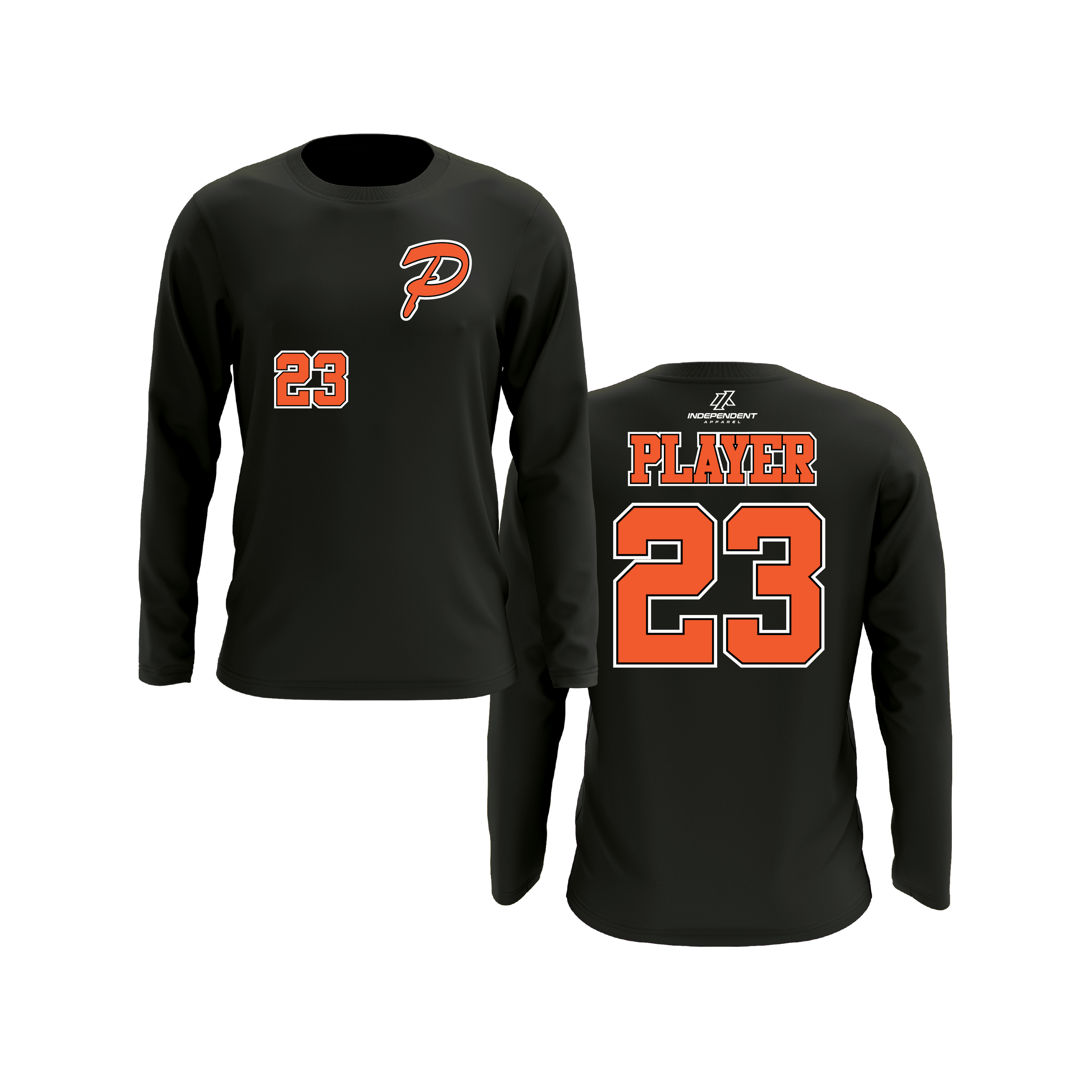 Perlman 7U P Chest Logo Long Sleeve Shirt