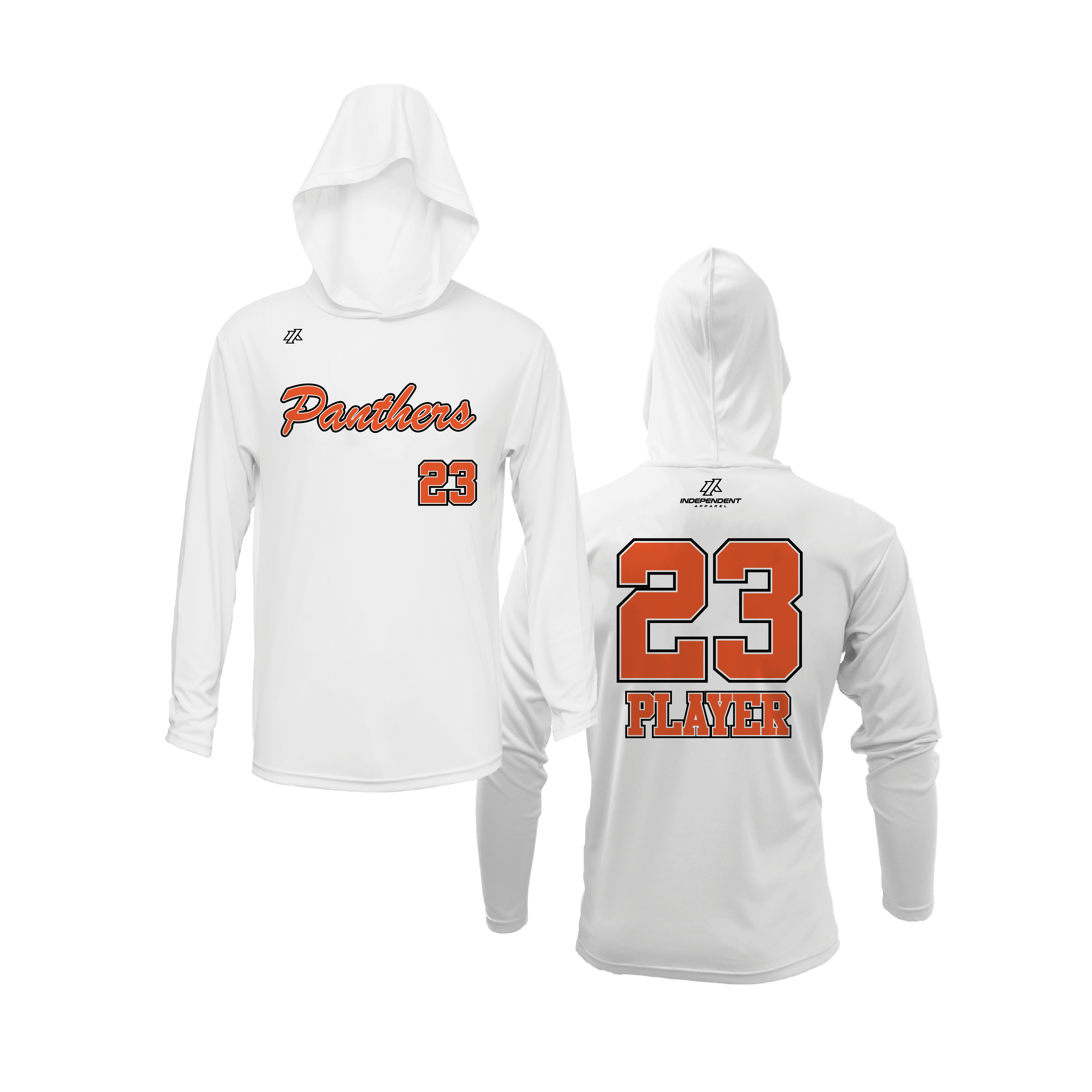 Perlman 7U Panthers Script Logo Lightweight Hoodie