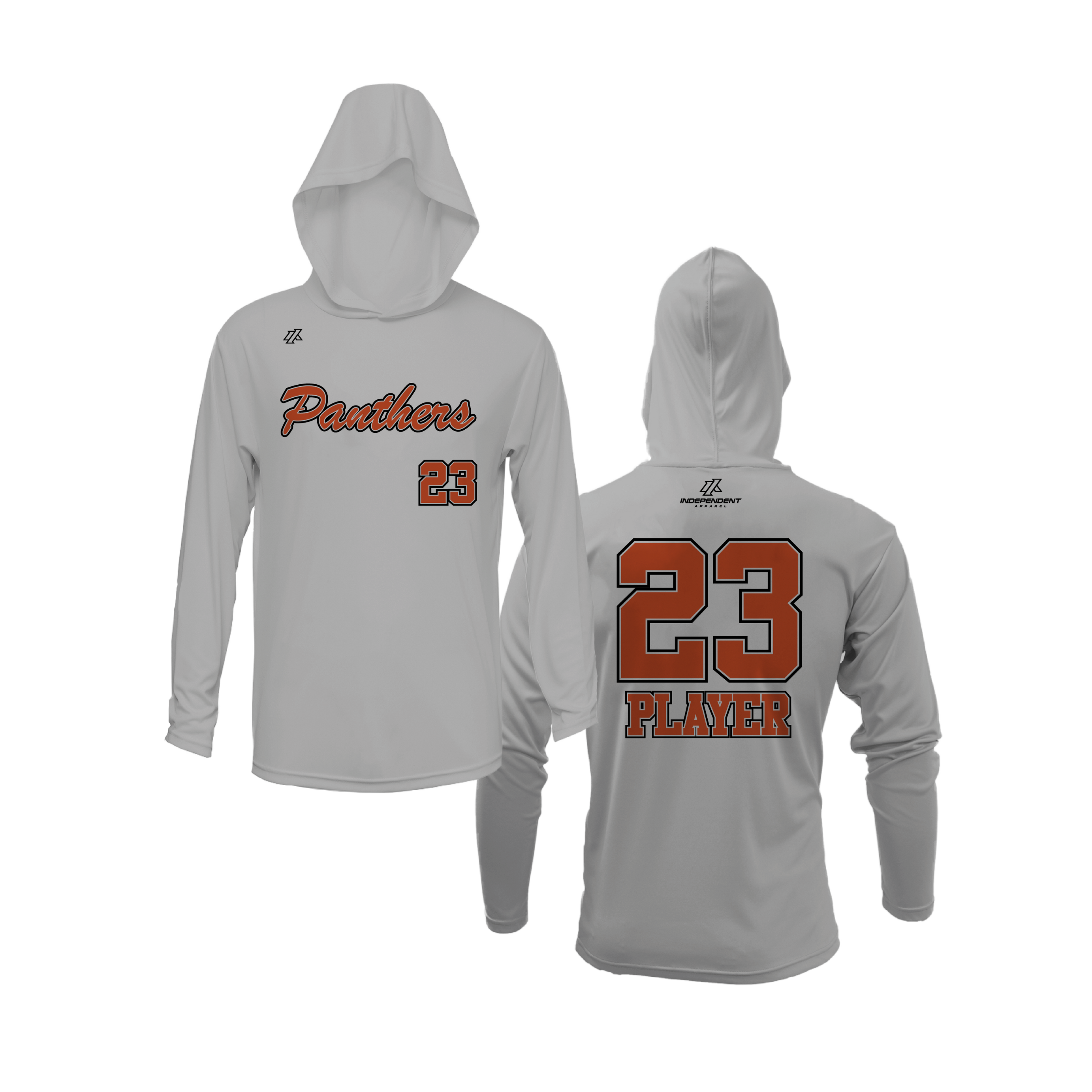 Perlman 7U Panthers Script Logo Lightweight Hoodie