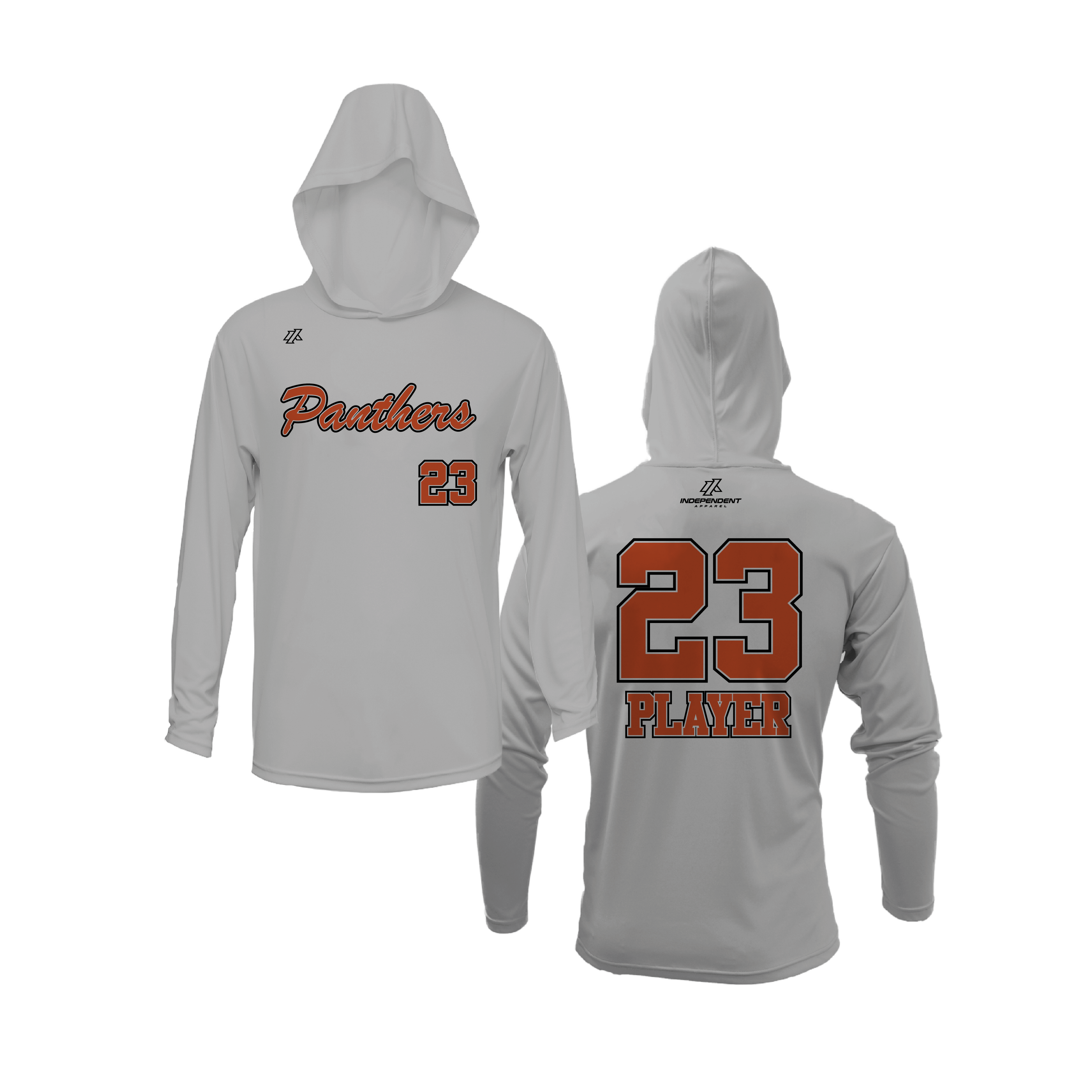 Perlman 7U Panthers Script Logo Lightweight Hoodie