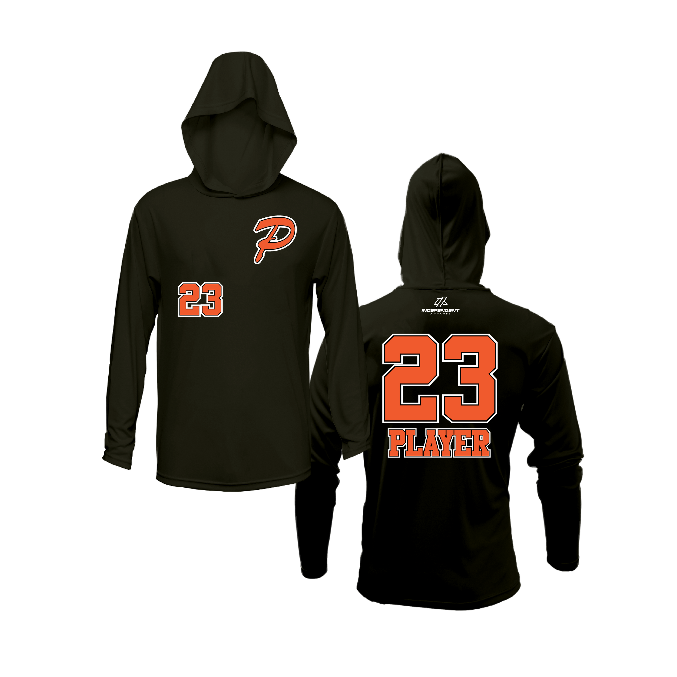 Perlman 7U P Chest Logo Lightweight Hoodie