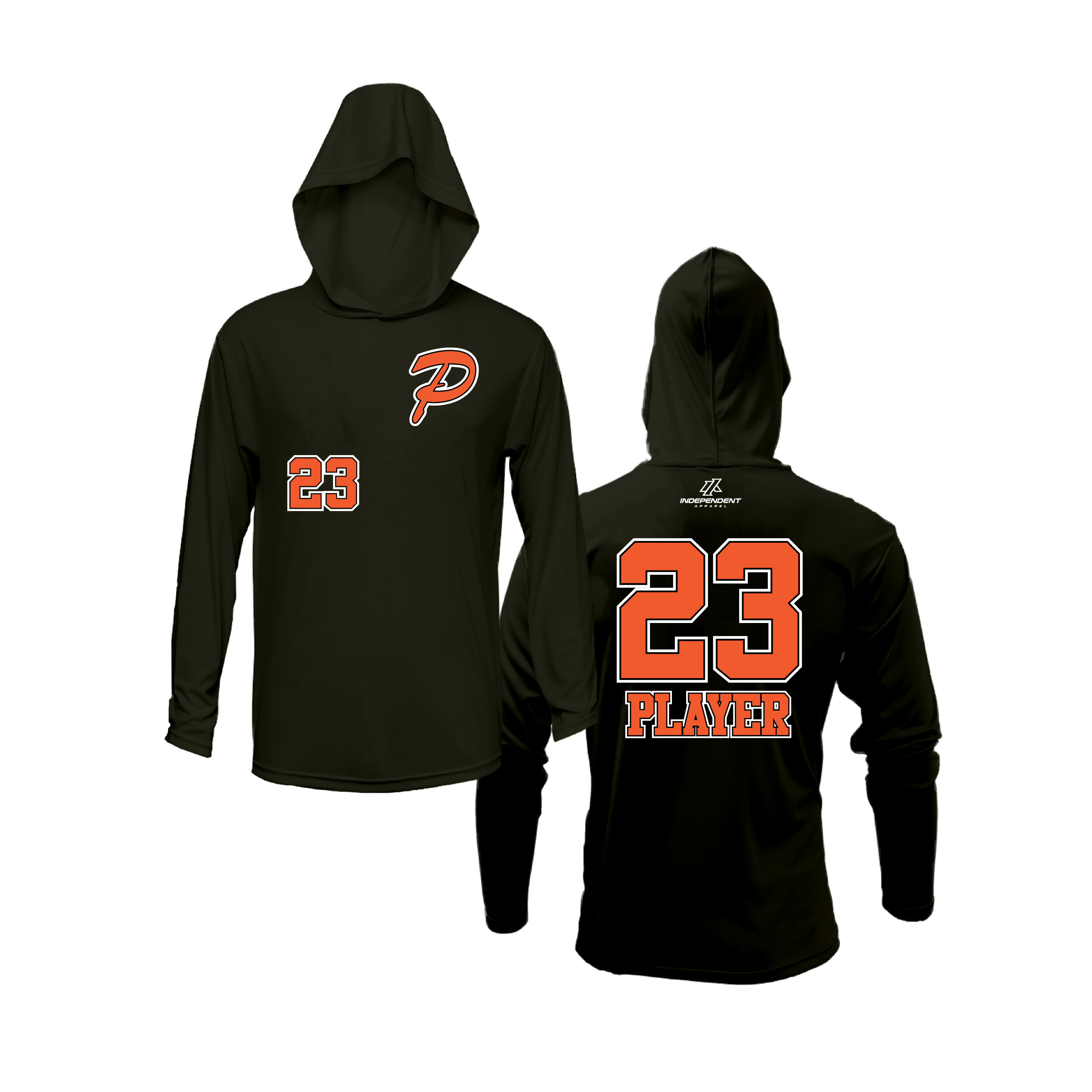Perlman 7U P Chest Logo Lightweight Hoodie