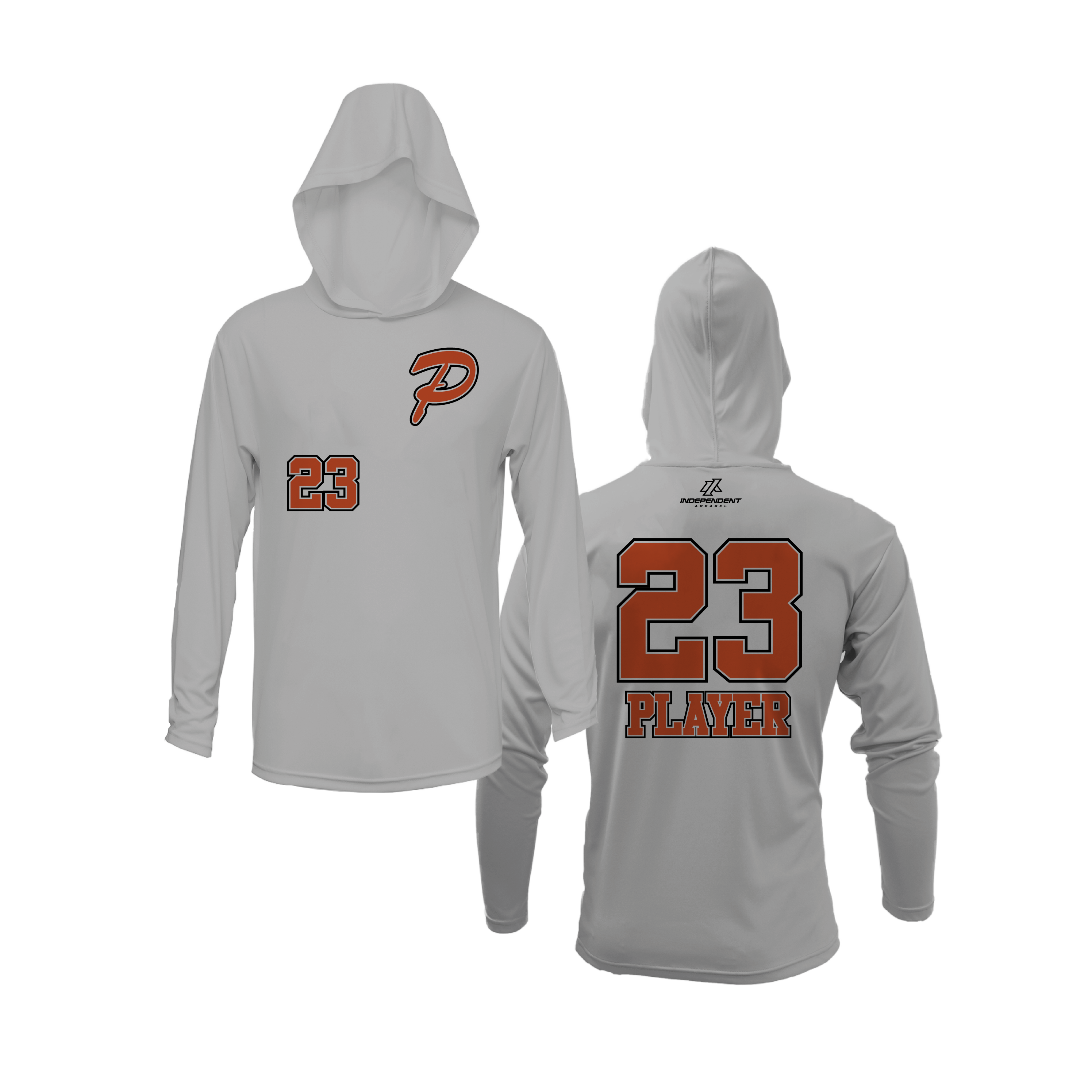 Perlman 7U P Chest Logo Lightweight Hoodie