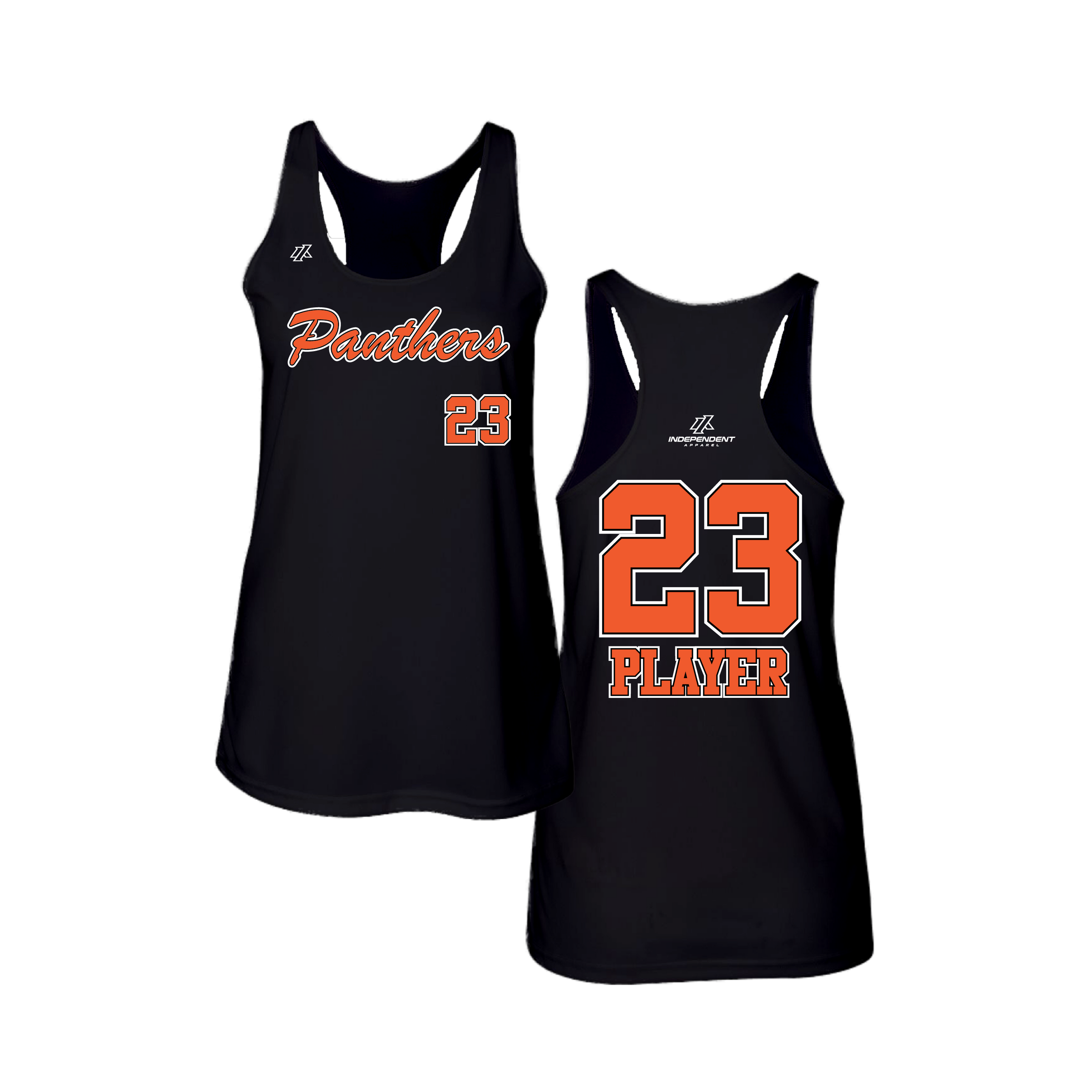 Perlman 7U Panthers Script Logo Women's Tank Top
