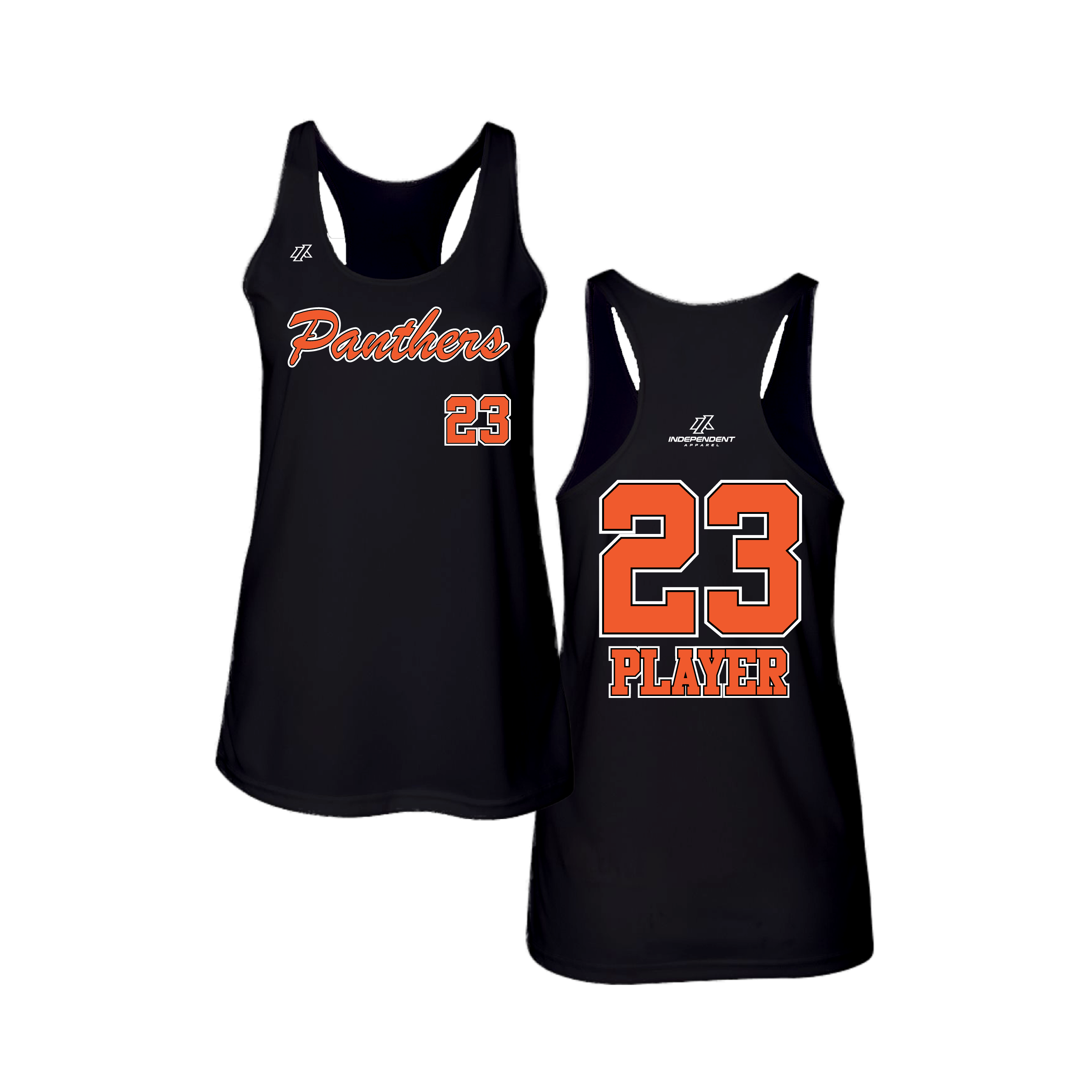 Perlman 7U Panthers Script Logo Women's Tank Top