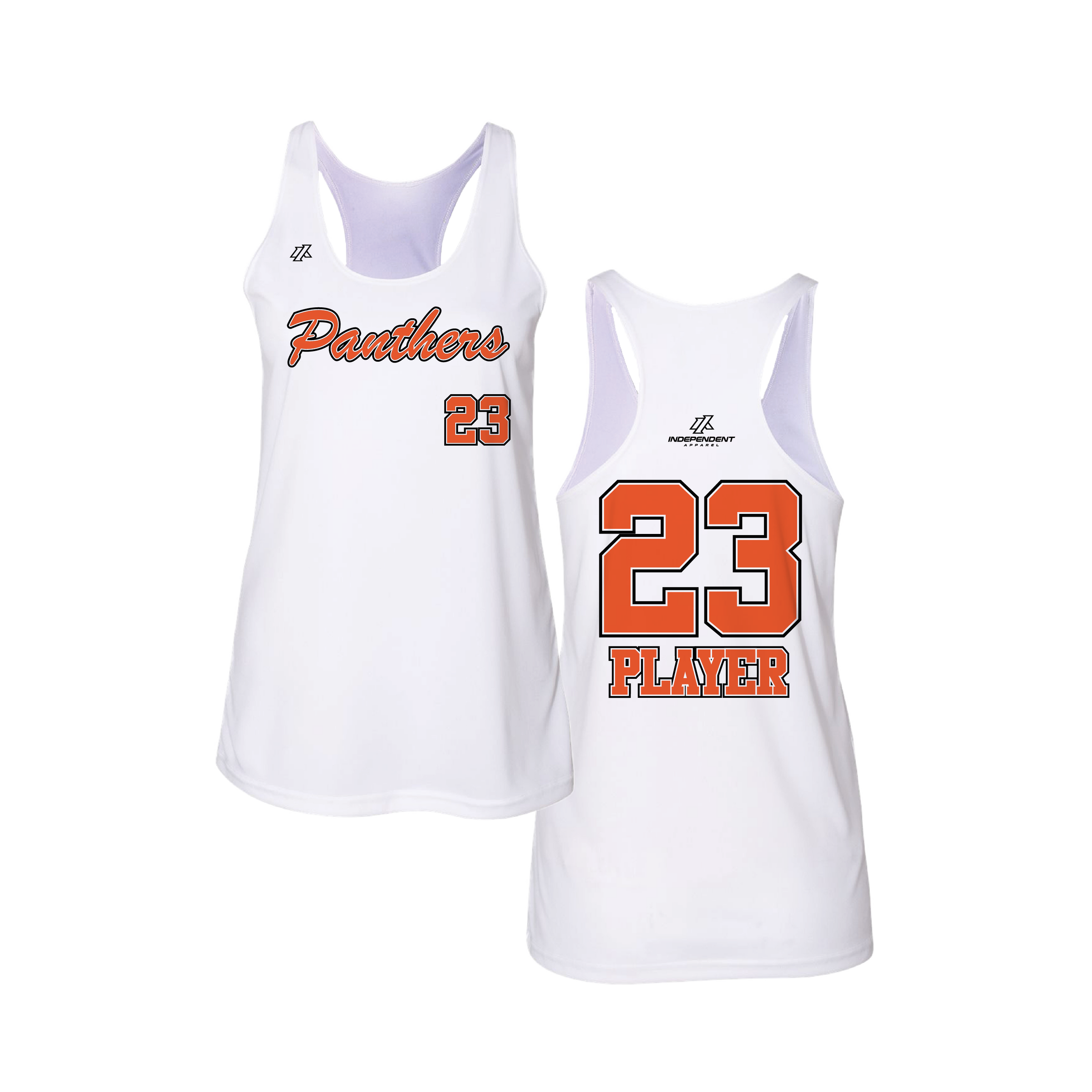 Perlman 7U Panthers Script Logo Women's Tank Top