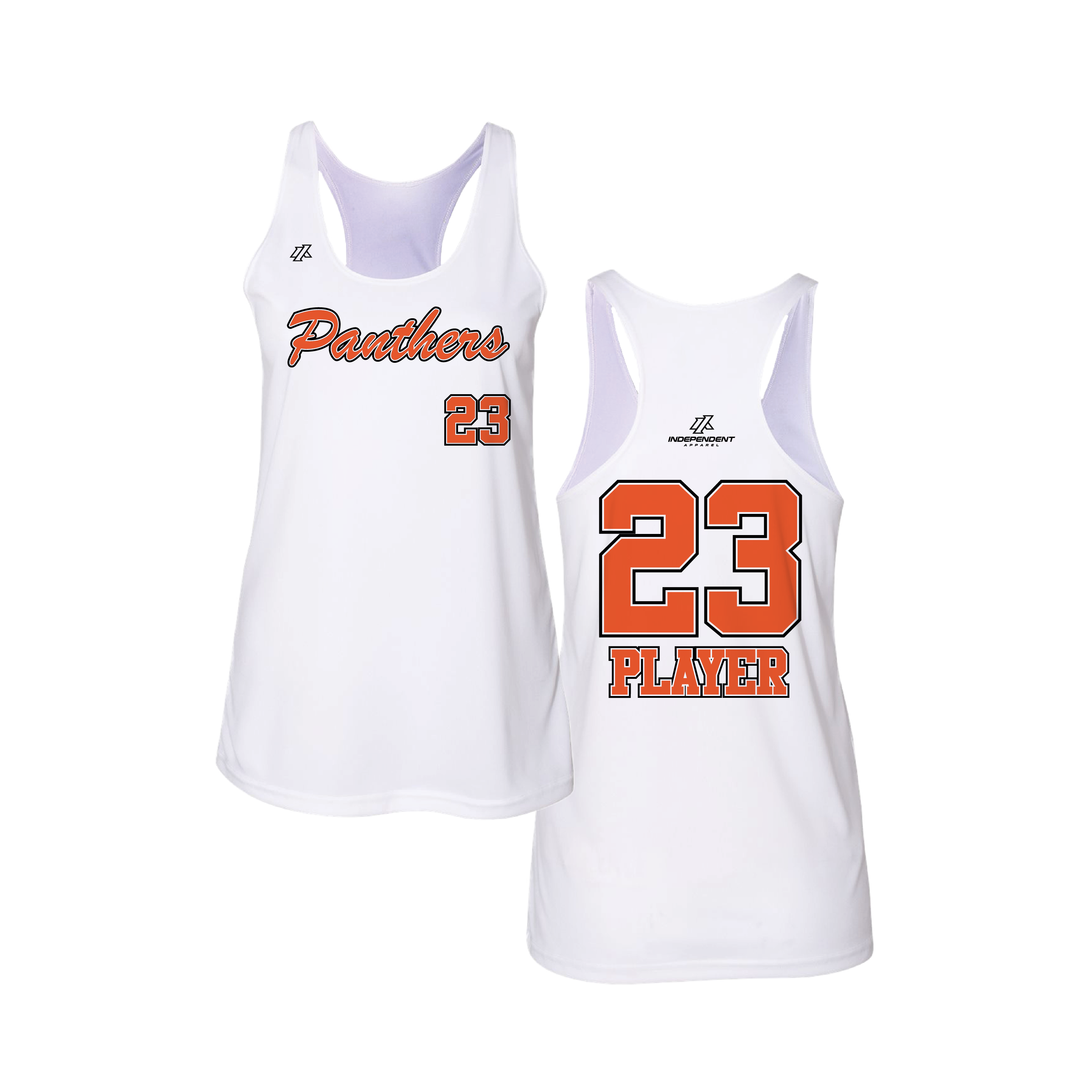 Perlman 7U Panthers Script Logo Women's Tank Top