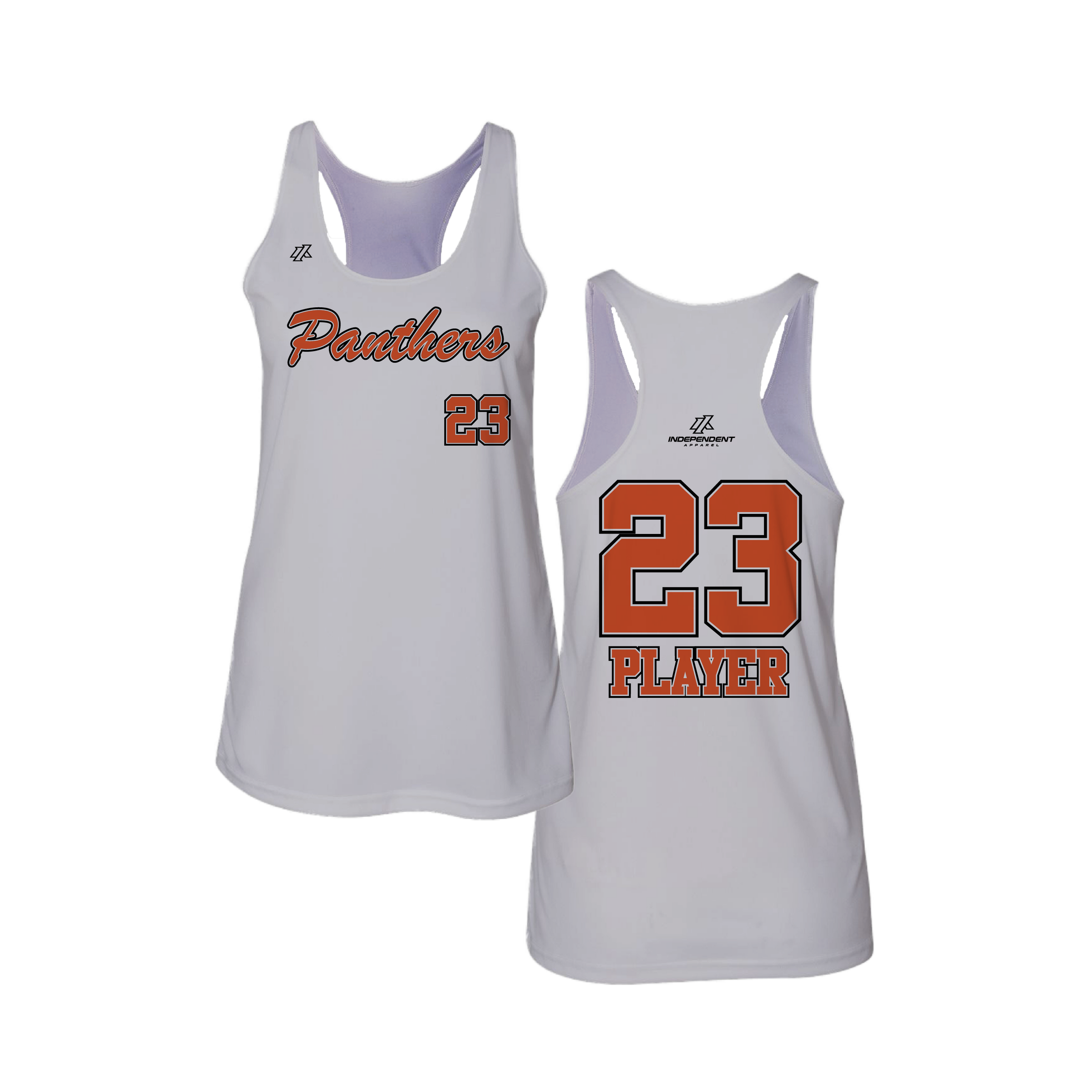 Perlman 7U Panthers Script Logo Women's Tank Top