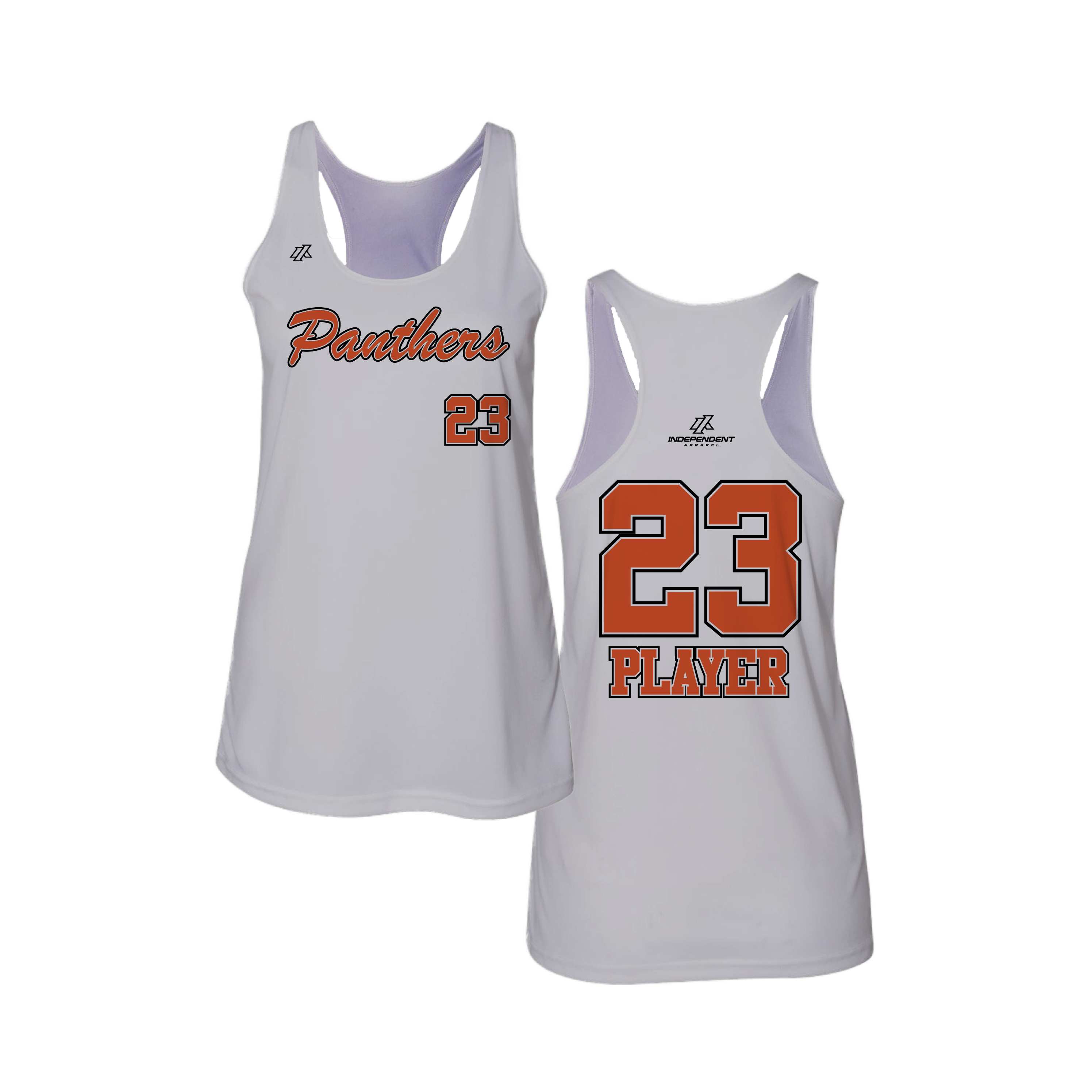 Perlman 7U Panthers Script Logo Women's Tank Top
