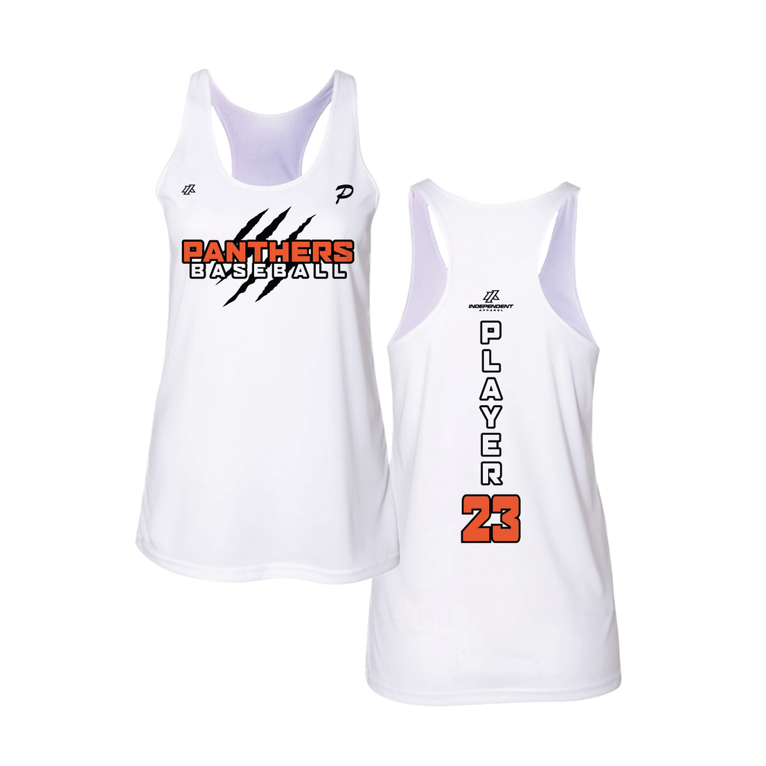 Swisher 8U Panthers Claw Logo Women's Tank Top