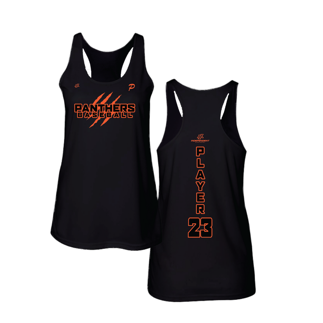 Swisher 8U Panthers Claw Logo Women's Tank Top