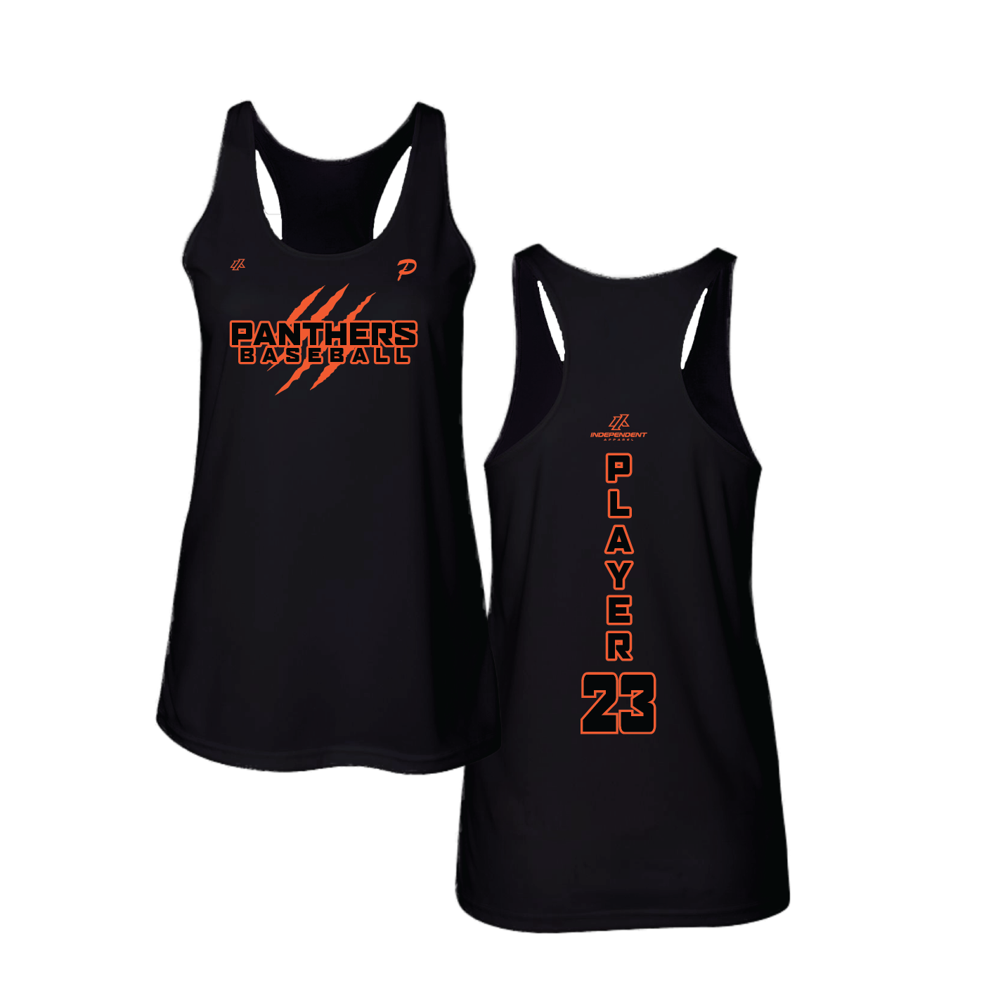 Swisher 8U Panthers Claw Logo Women's Tank Top