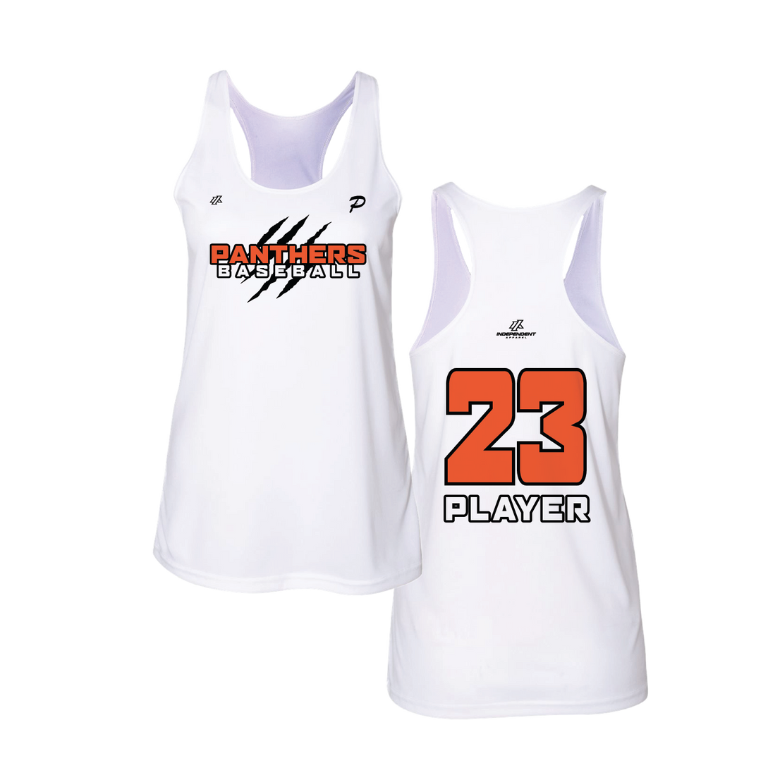 Swisher 8U Panthers Claw Logo Women's Tank Top