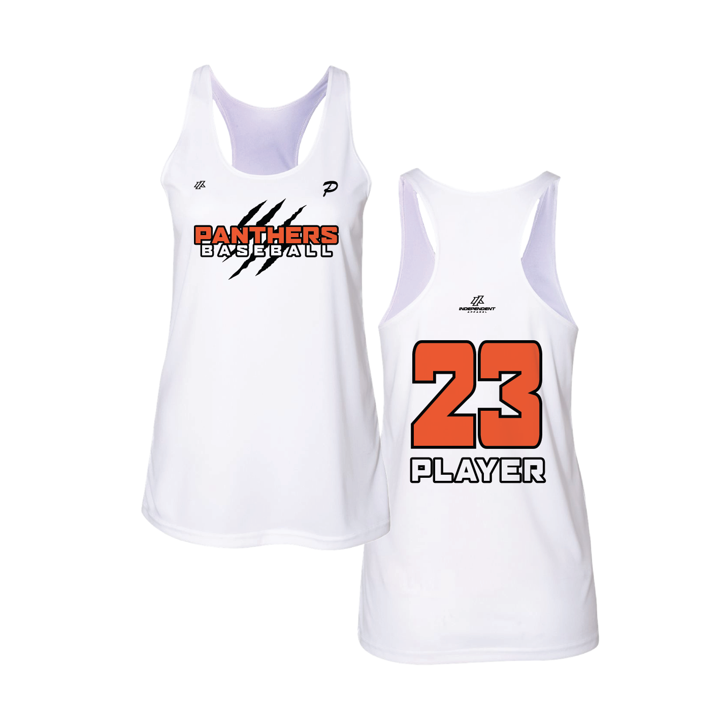 Swisher 8U Panthers Claw Logo Women's Tank Top