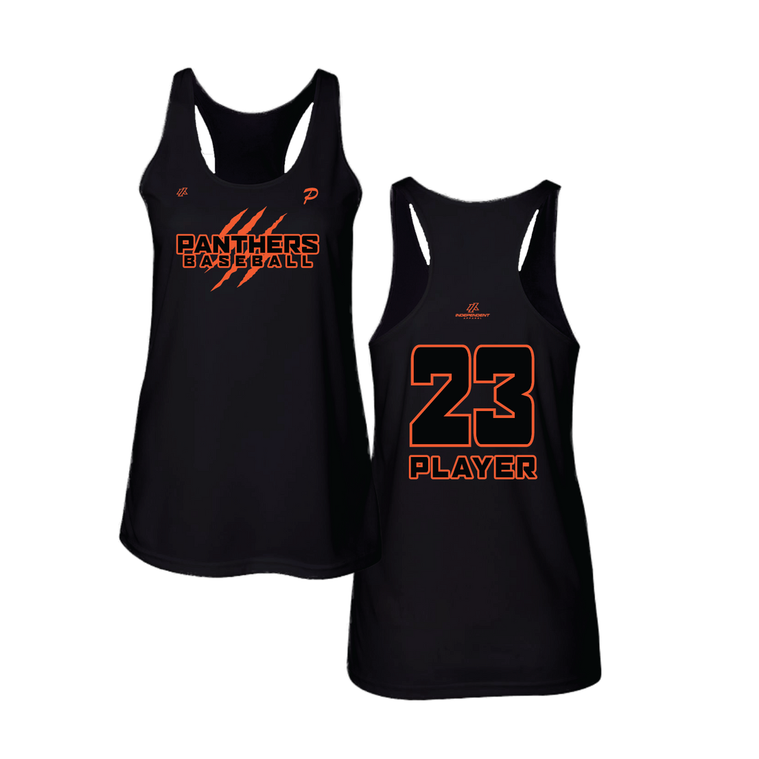Swisher 8U Panthers Claw Logo Women's Tank Top