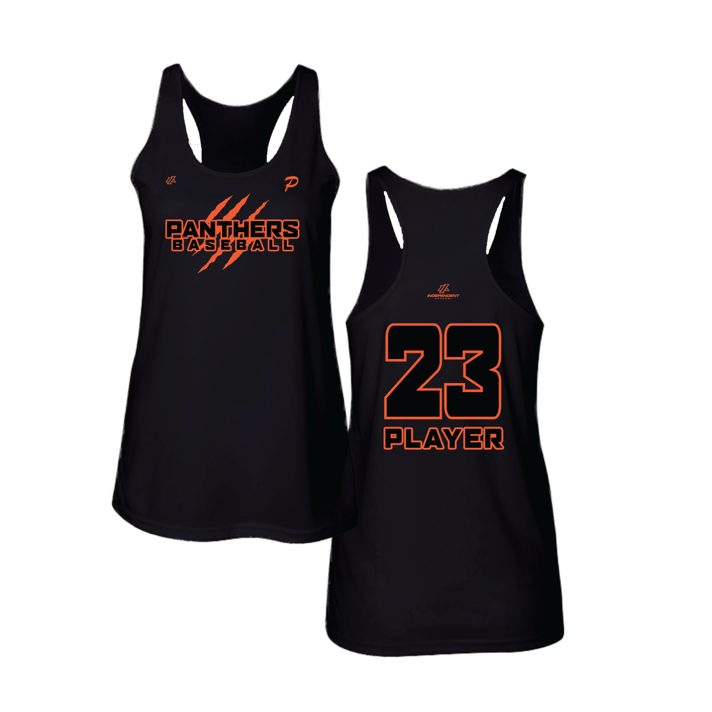 Swisher 8U Panthers Claw Logo Women's Tank Top