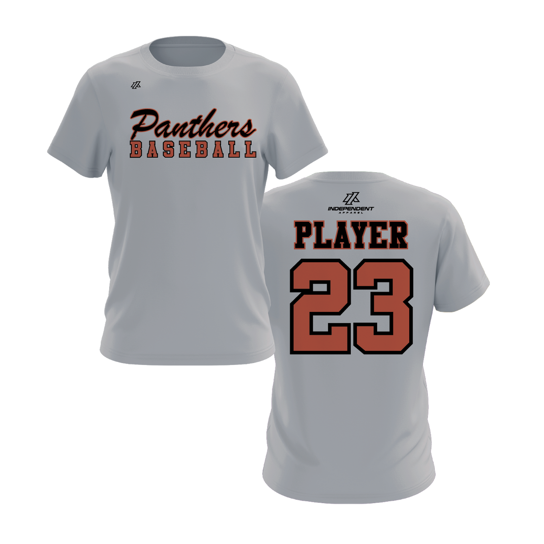 Swisher 8U Panthers Baseball Logo Short Sleeve Shirt