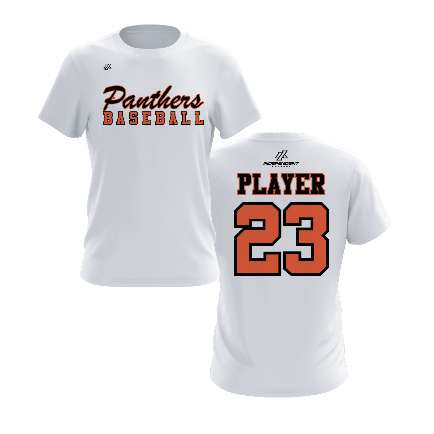 Swisher 8U Panthers Baseball Logo Short Sleeve Shirt